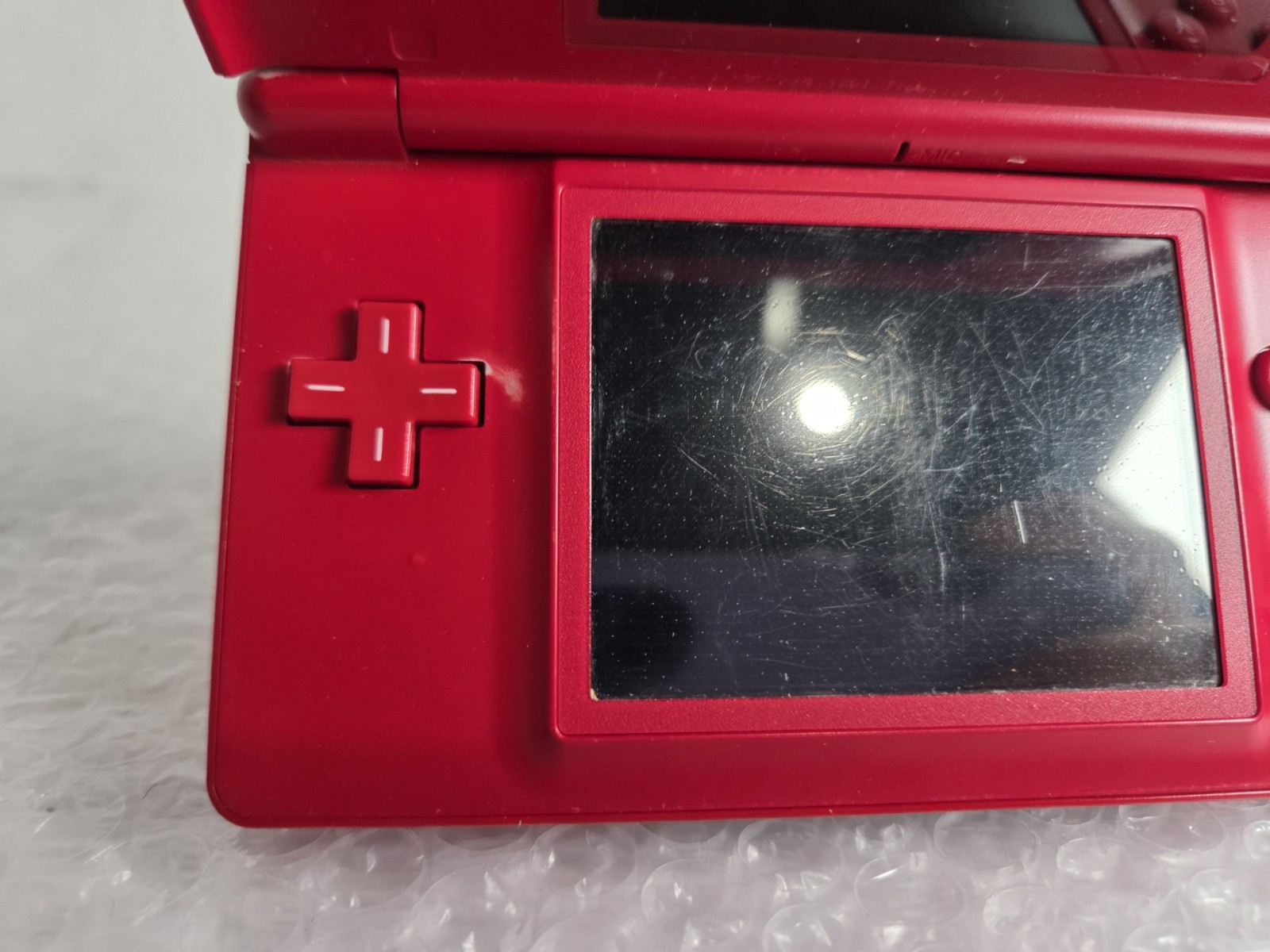 Nintendo DS Lite Red Mario Edition Console Tested Cleaned OEM Charger New Batter