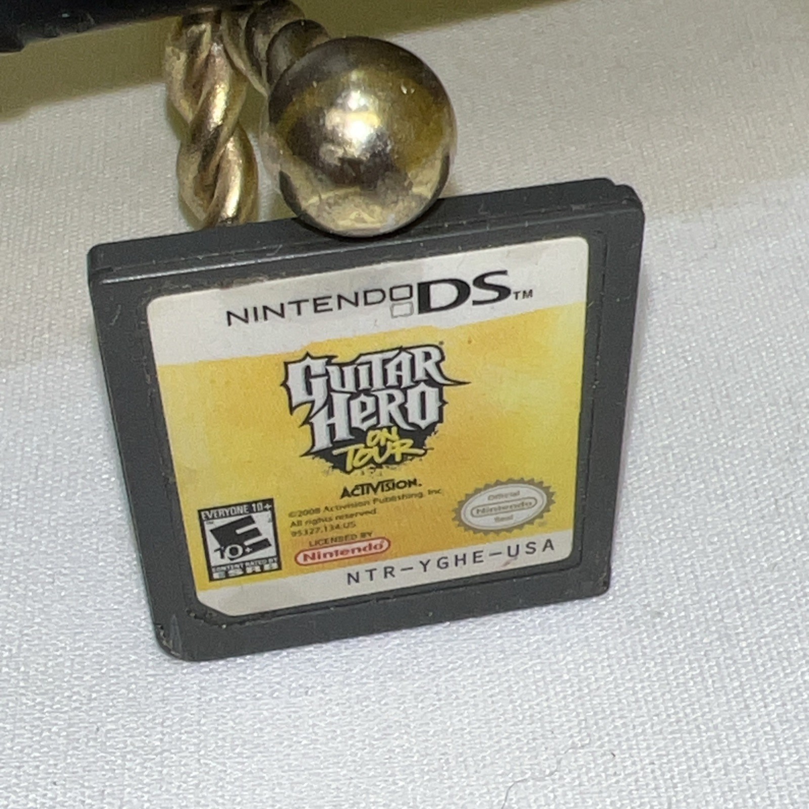 Nintendo 2DS Handheld Game Console FTR-001 Blk/Red Tested + Guitar Hero On Tour