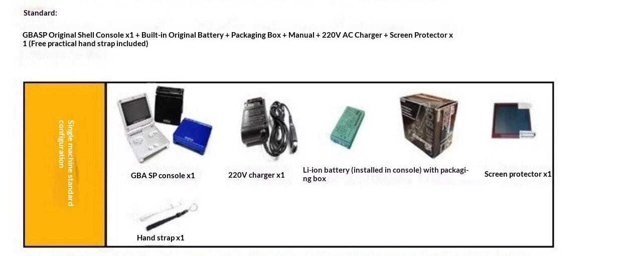Frontlight/Backlight Screen Mod Kit for Nintendo Game Boy Advance GBA SP Retro H
