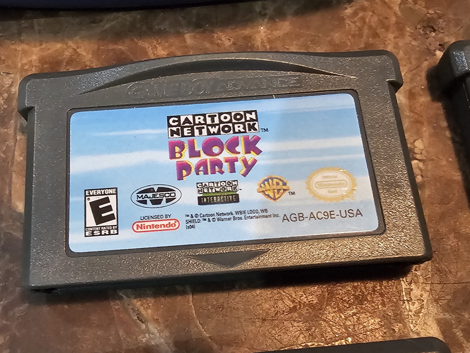 Nintendo Gameboy Advance Indigo Purple AGB-001 Handheld W/6 Games Lord Of Rings
