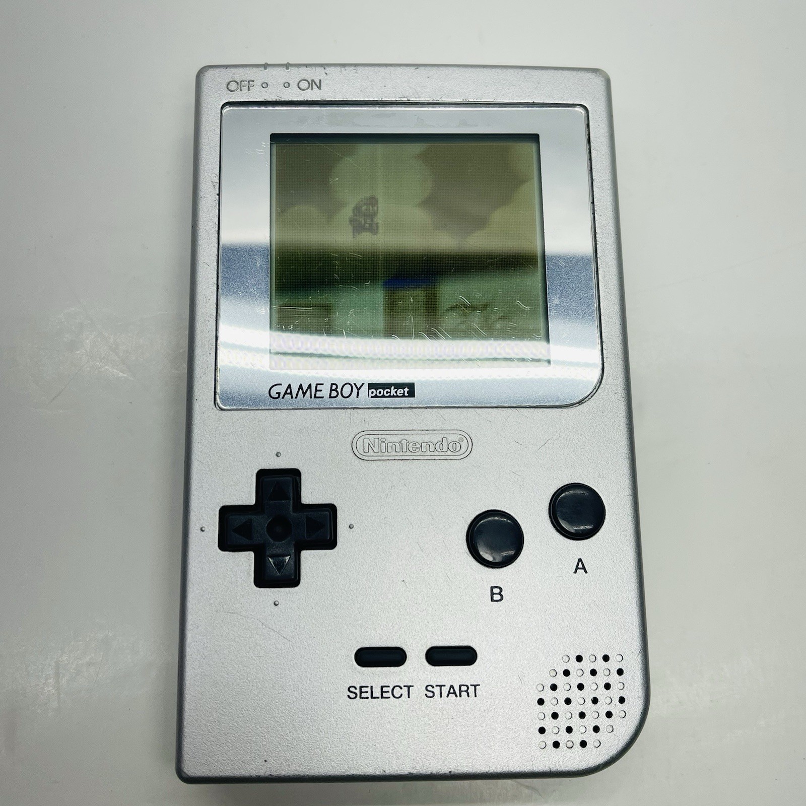 Nintendo Game Boy Pocket MGB-001 (Silver) Handheld Console Only – TESTED WORKING