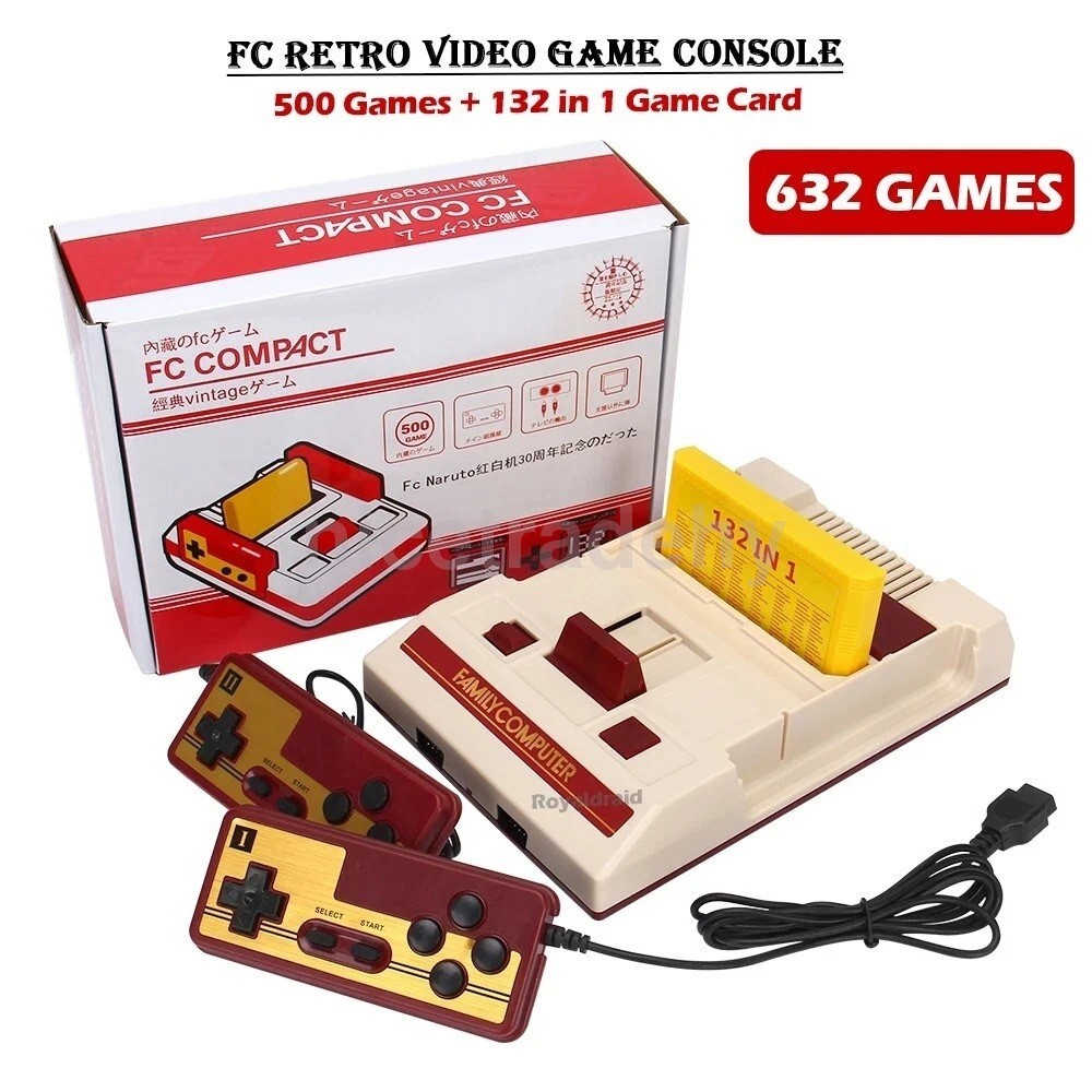 Built in 500 Classic Games 8 Bit Family Computer TV Game Cons Video Console Game