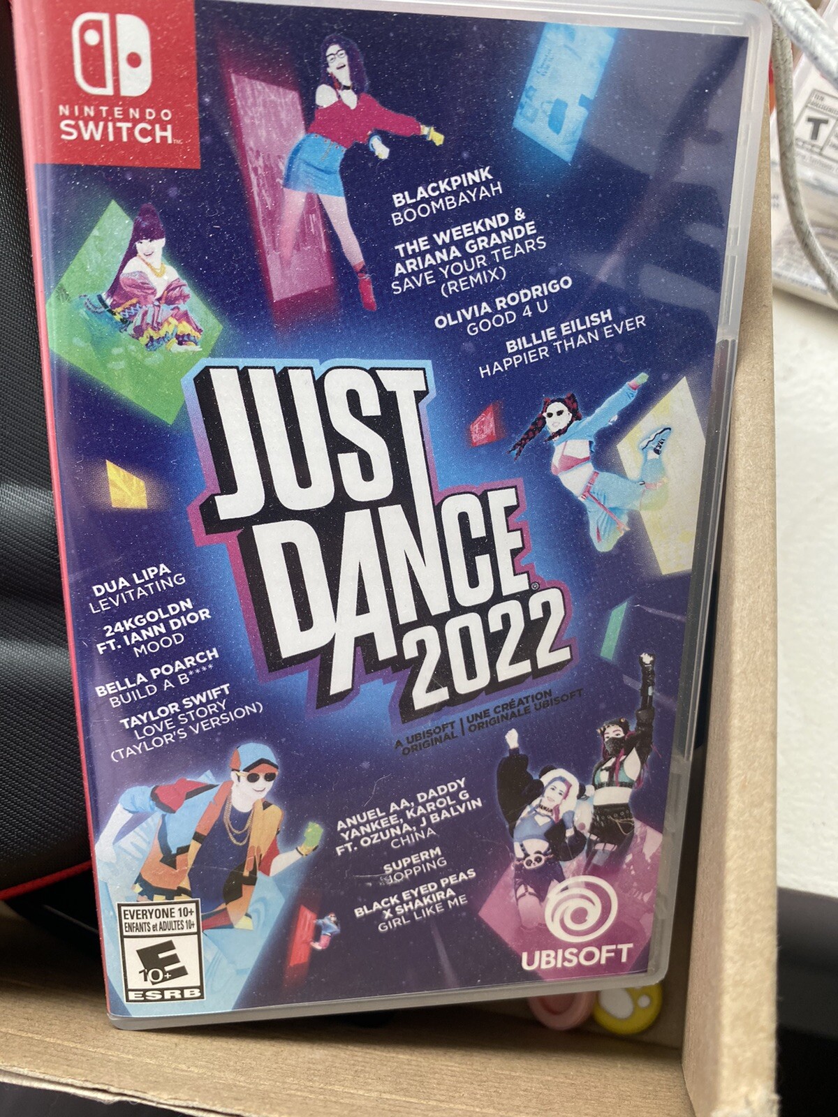 Mario Kart Nintendo Switch Console With Accessories Bundle And Just Dance Game