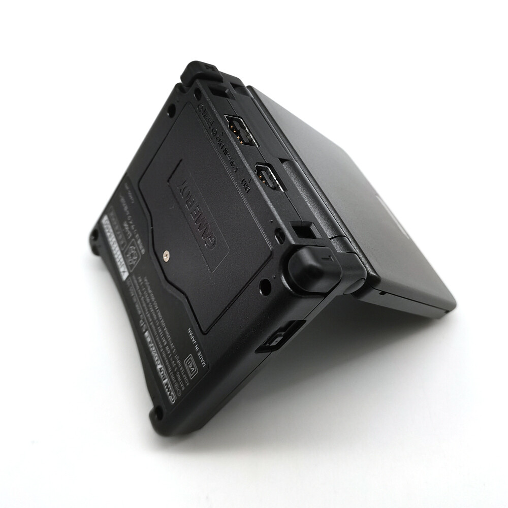 Black Game Boy Advance SP Console Built-in IPS V5 Backlight Screen 720×480
