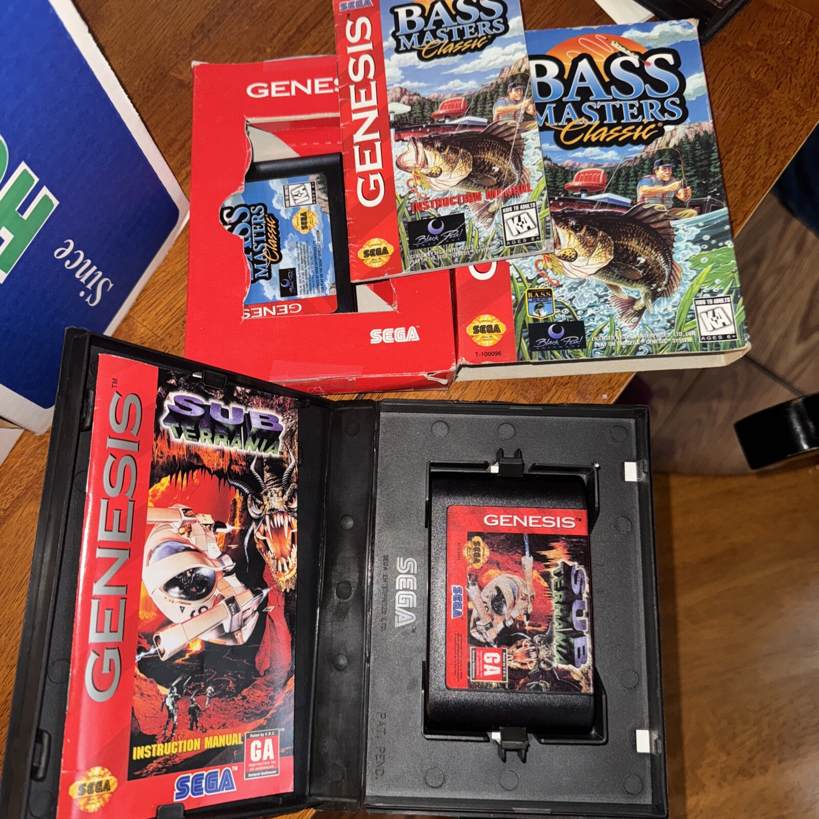 SEGA Genesis Model 3 Core Boxed System Bundle 26 Games Sonic2 Joe & Mac ++++