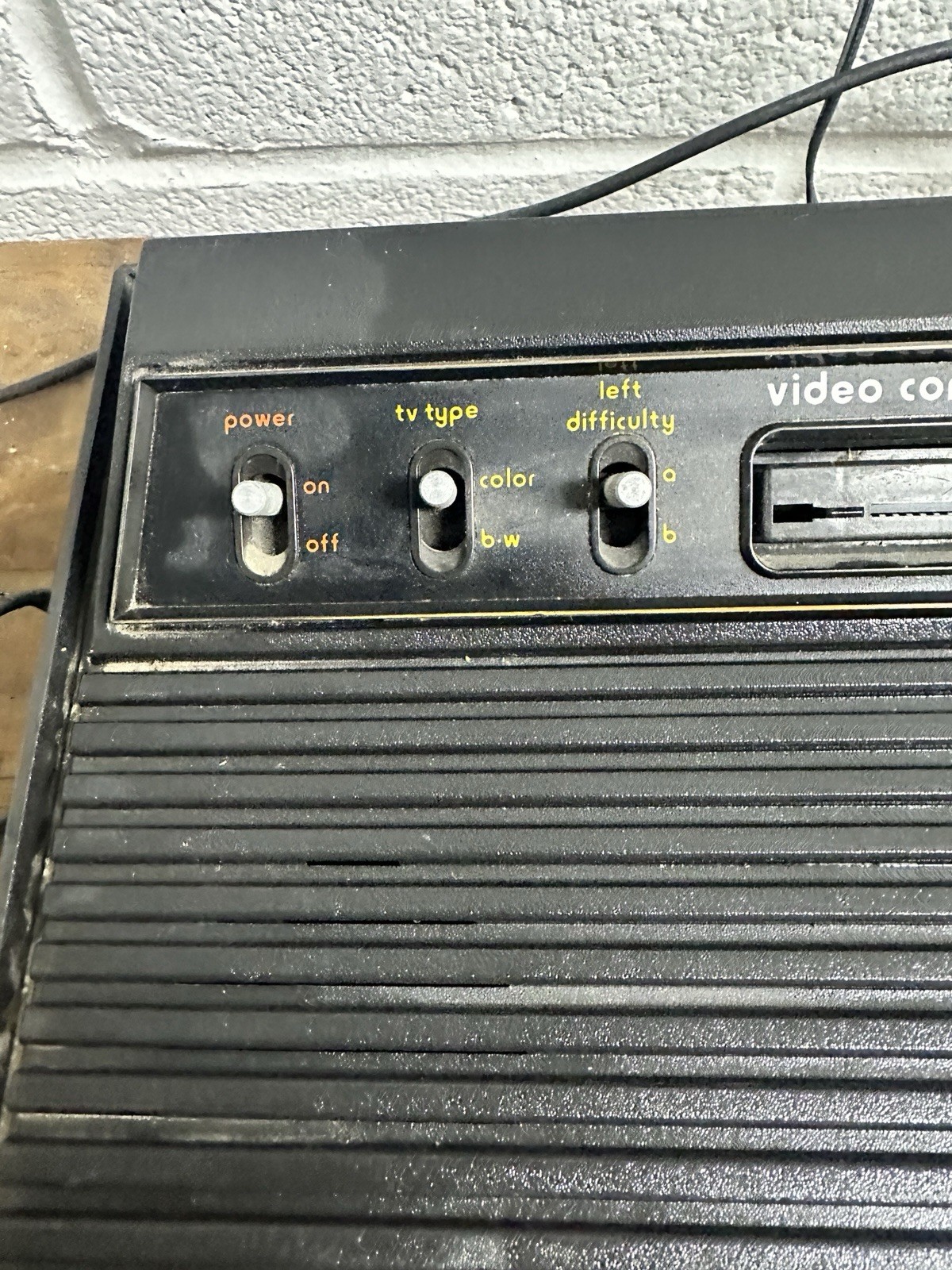 Atari 2600 game console sold as is has not been tested