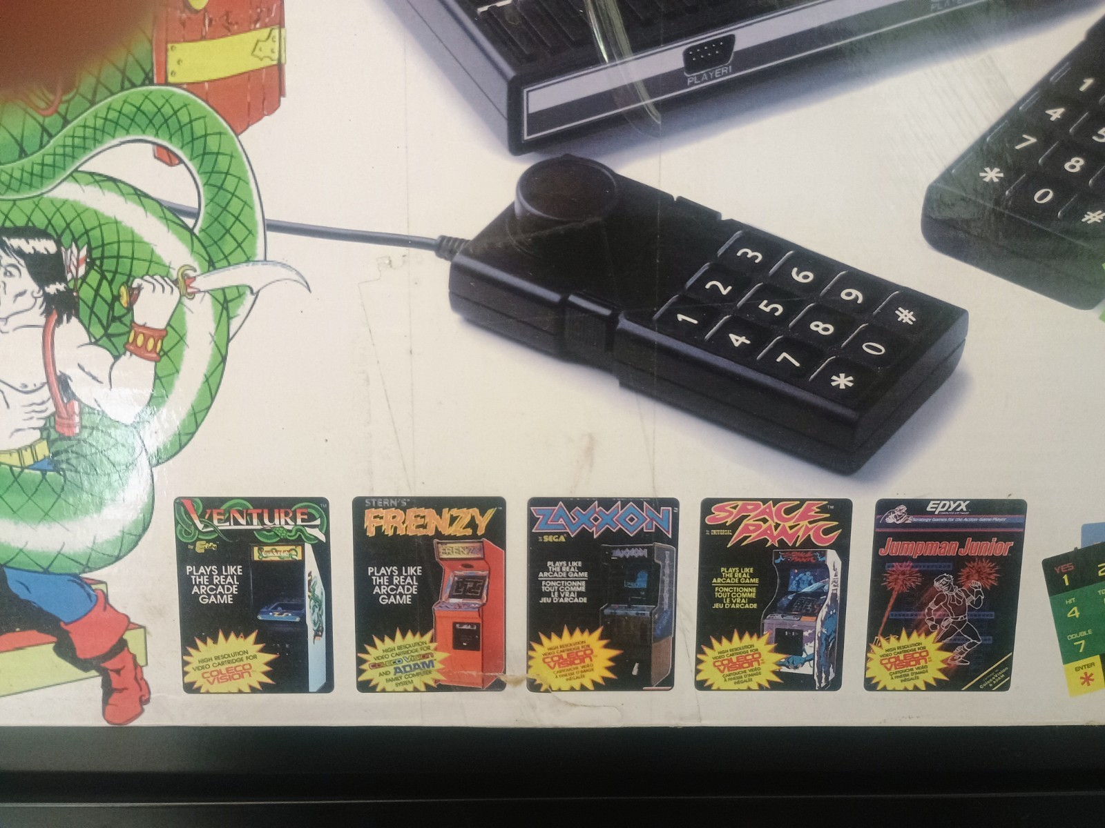 AtGames ColecoVision 32MB Black Game Console Open Box 60 Games Flashback Limited