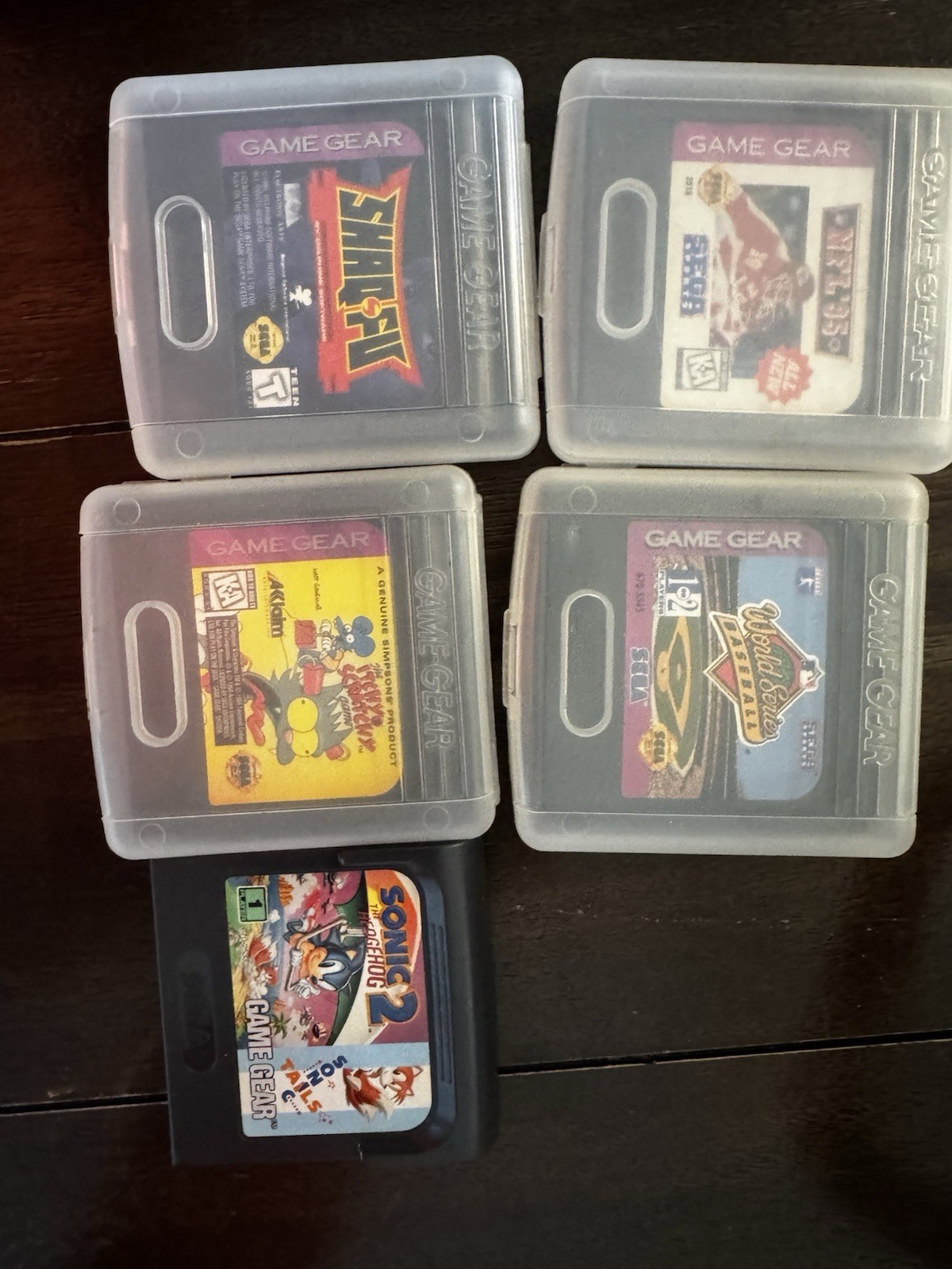 🔥🔥SEGA Game Gear Console 5 Games and case🔥🔥