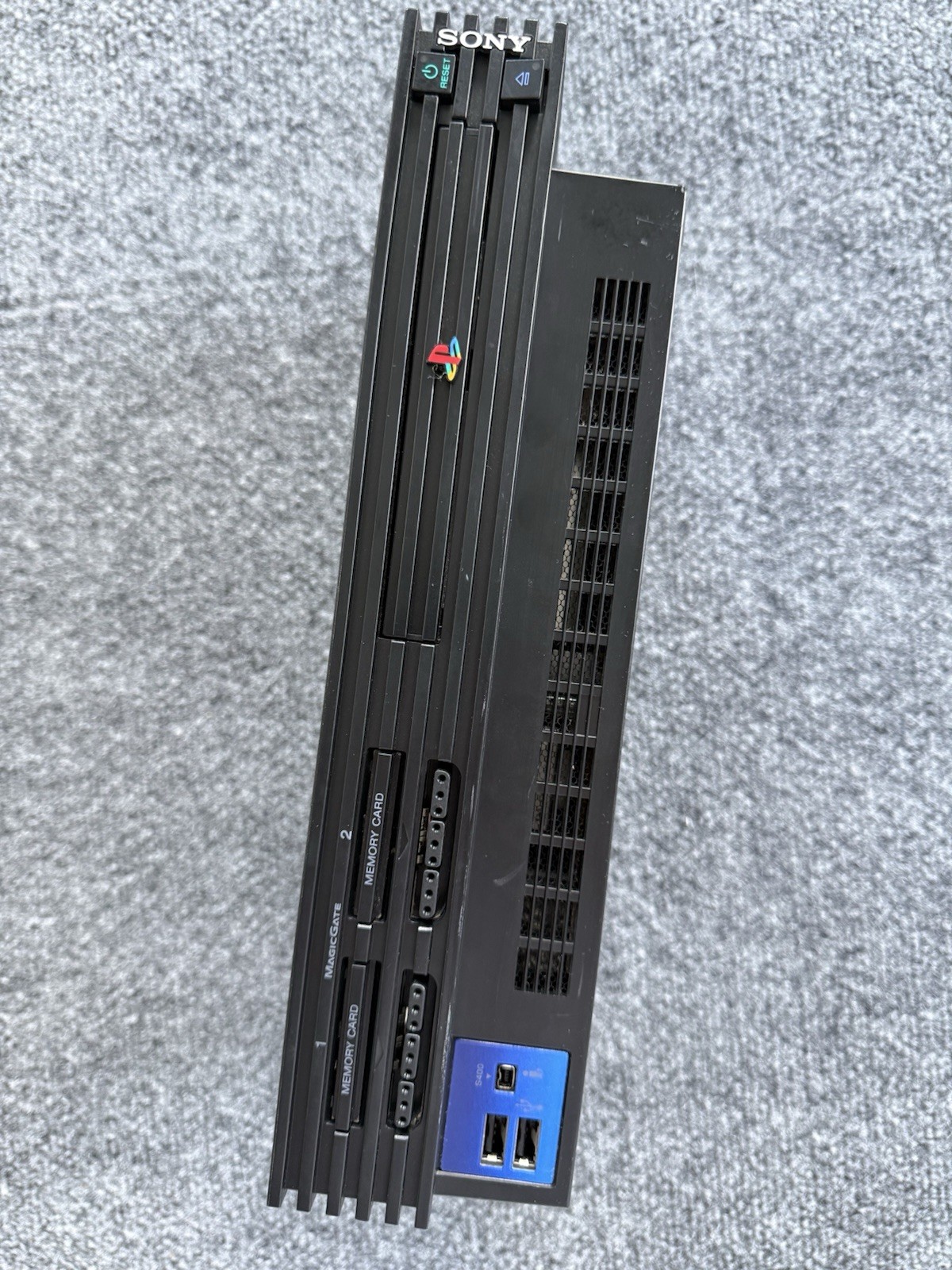 Sony PlayStation 2 PS2 Fat SCPH-30001 Bundle 2 Controllers Multitap EyeToy