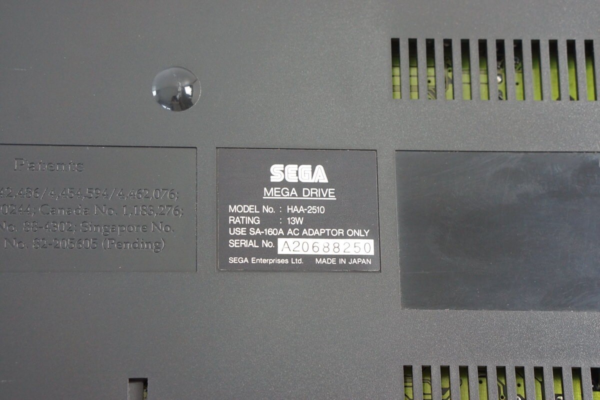 Mega Drive SEGA Console VA7 Original HAA-2510 Tested System Genesis A20688250
