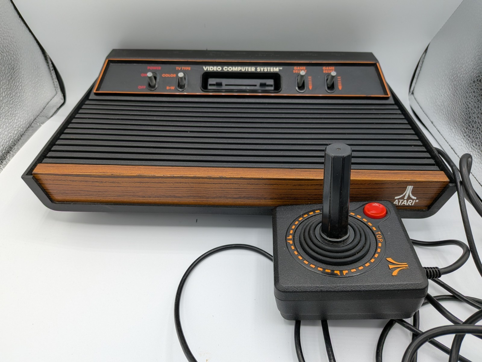 Atari 2600 Woodgrain Game Console