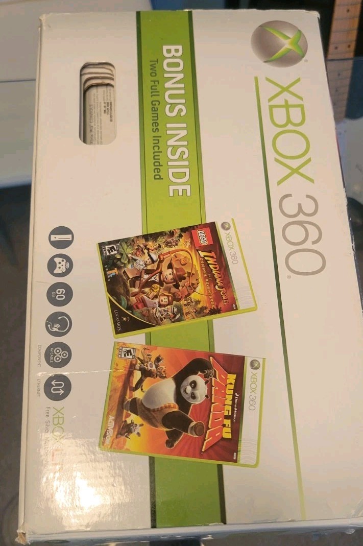 Xbox 360 Pro console 60 GB ,bundled : Kinect Camera,Cabela’s Dangerous Hunts
