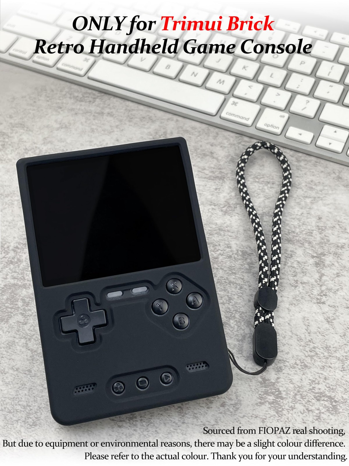 Silicone Case for Trimui Brick Retro Handheld Game Console, Soft Skin Cover f…