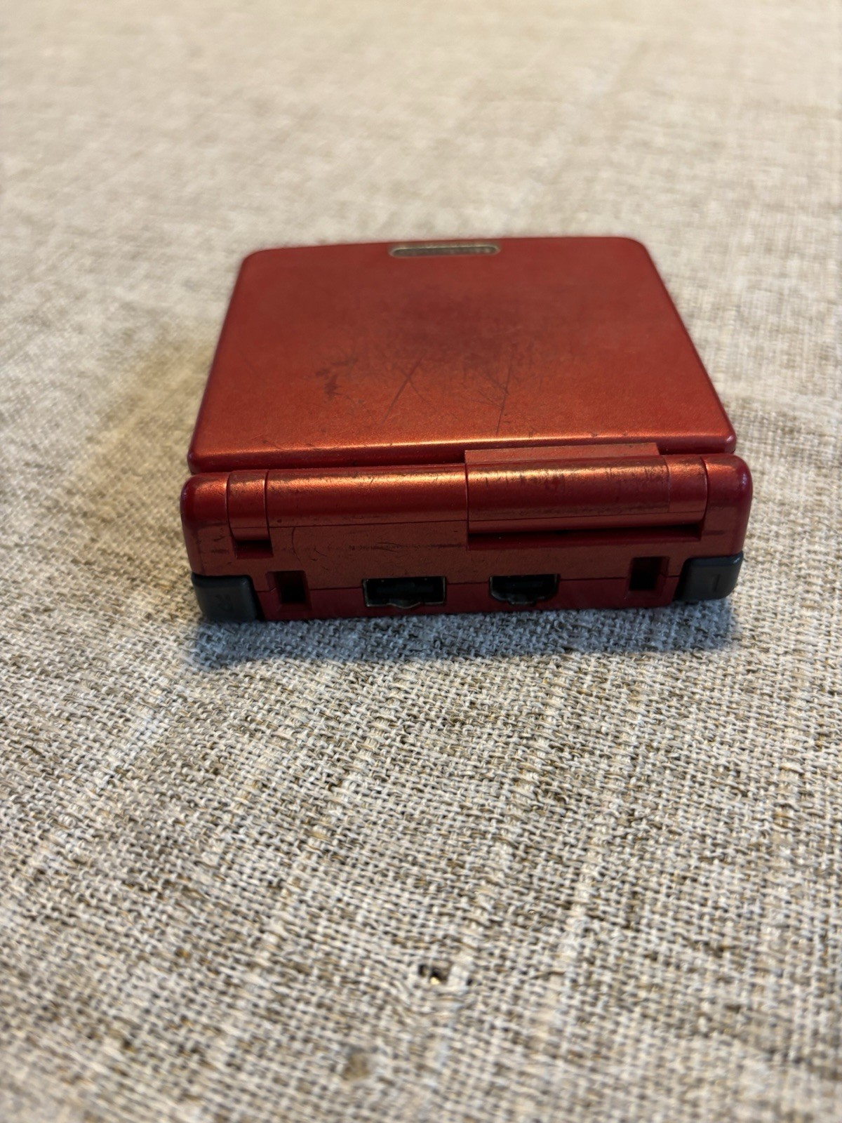 Nintendo Game Boy Advance SP AGS-001 Red Handheld, Wi-Fi, Headphone Jack