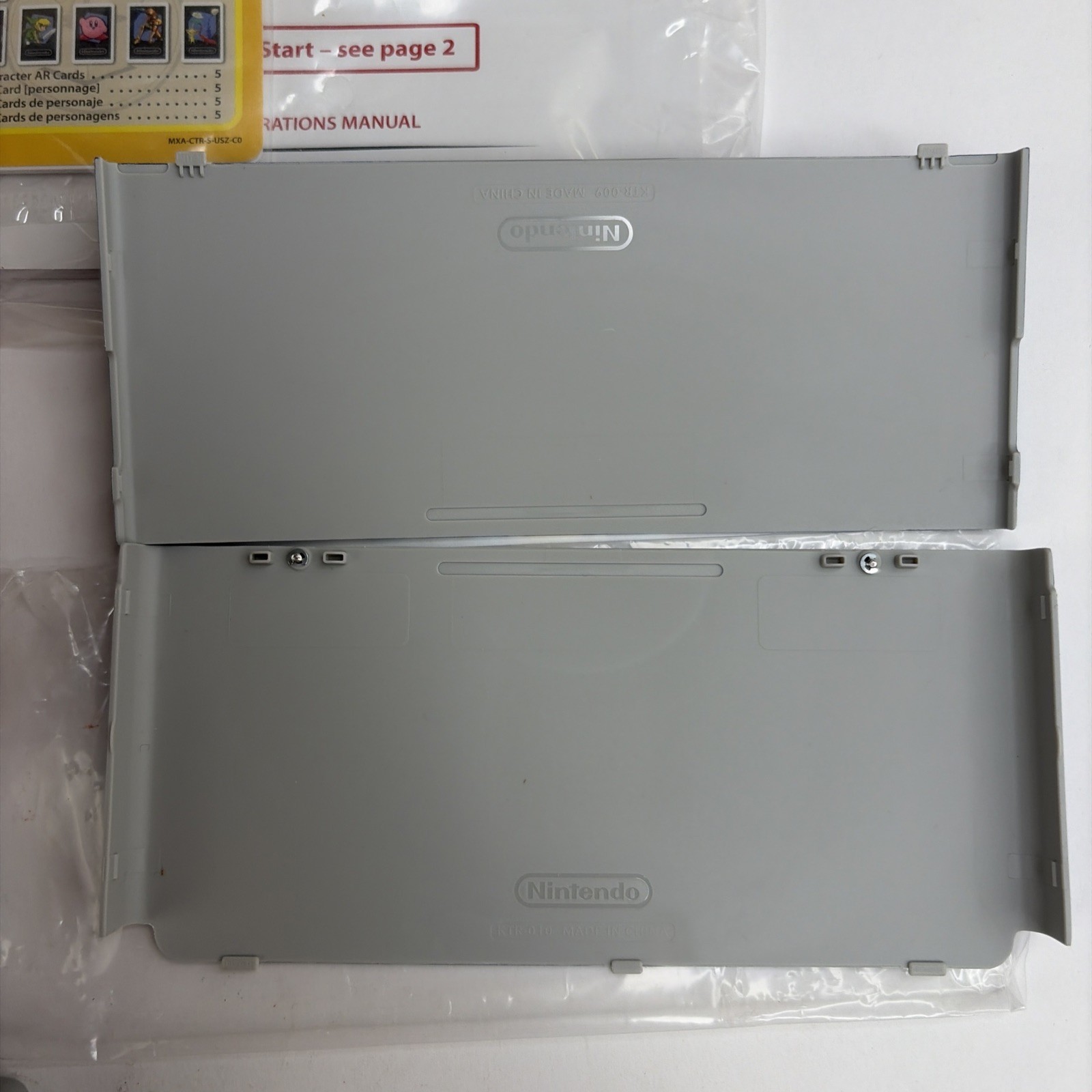 New Nintendo 3DS Pokemon 20th Anniversary Edition System Manual CIB plates