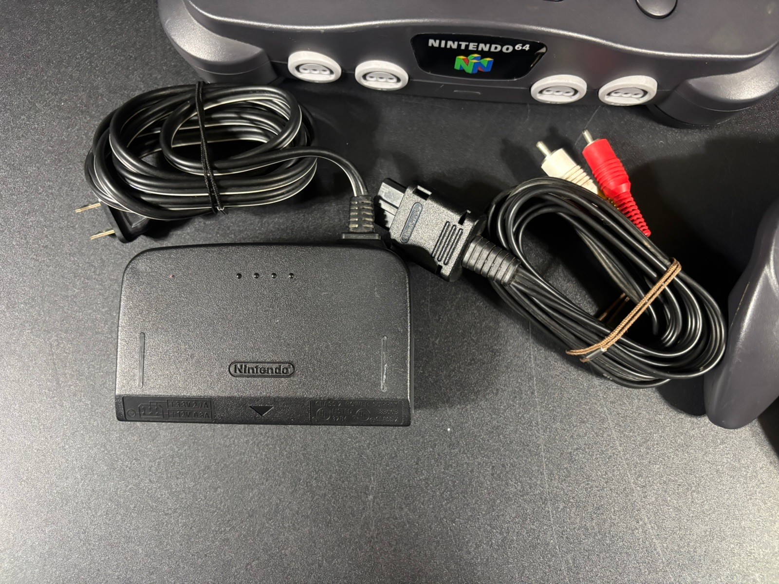 Nintendo 64(N64)Console with Jumper Pack & Memory See Pics & Read Description