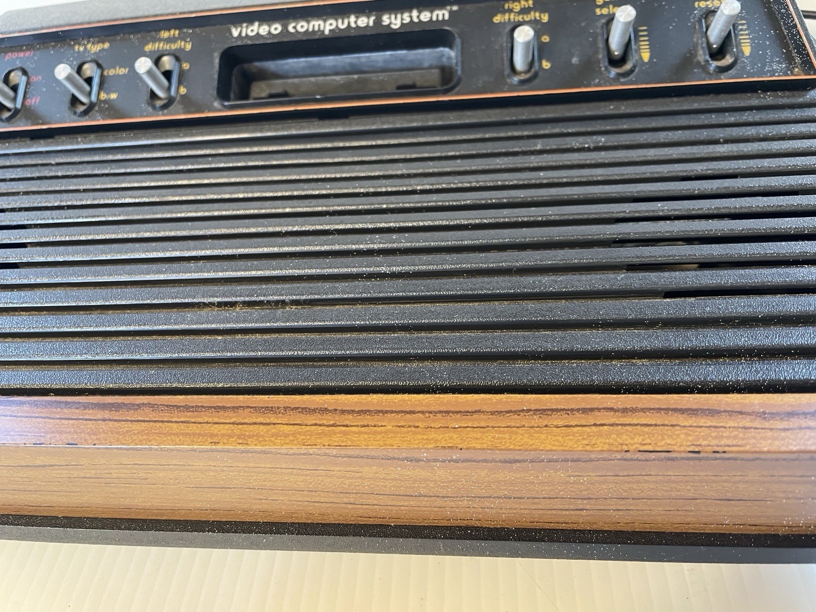 Atari 2600 6 Switch Game Console 6 Games No Power Cable Paddles Untested/Parts