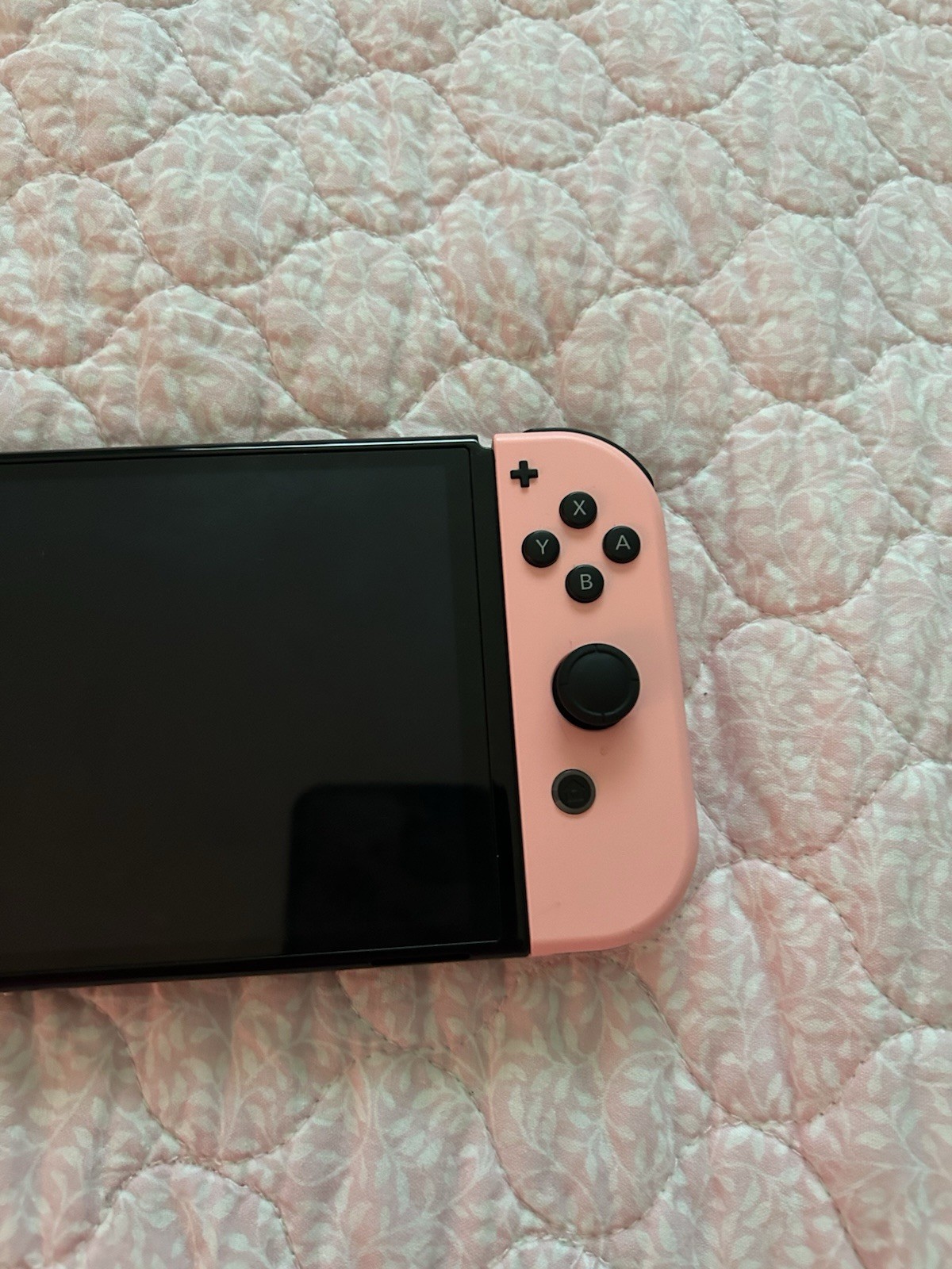 Nintendo Switch OLED Console Pink/Black Joy-Con Touchscreen Headphone Jack