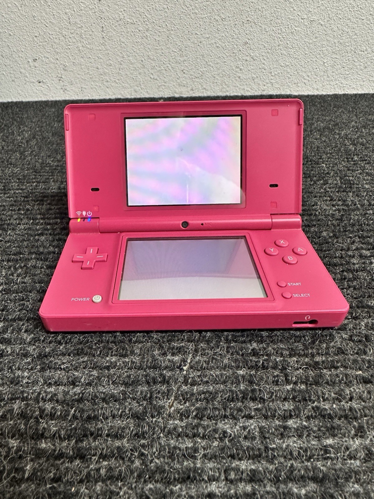 Nintendo DSi Console Pink Japan Model TWL-001(JPN) Screen Damage