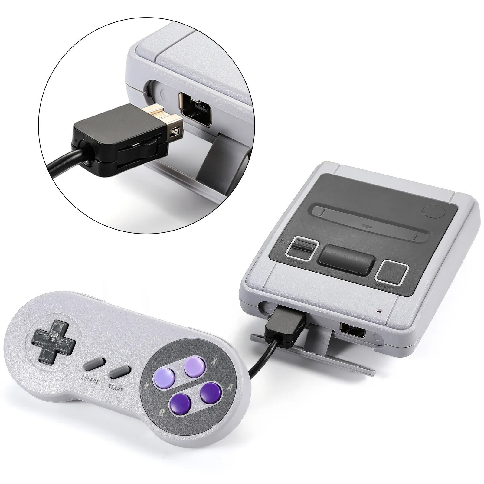 For New Super Nintendo SNES System Console Replacement Controller 6FT SNS-005