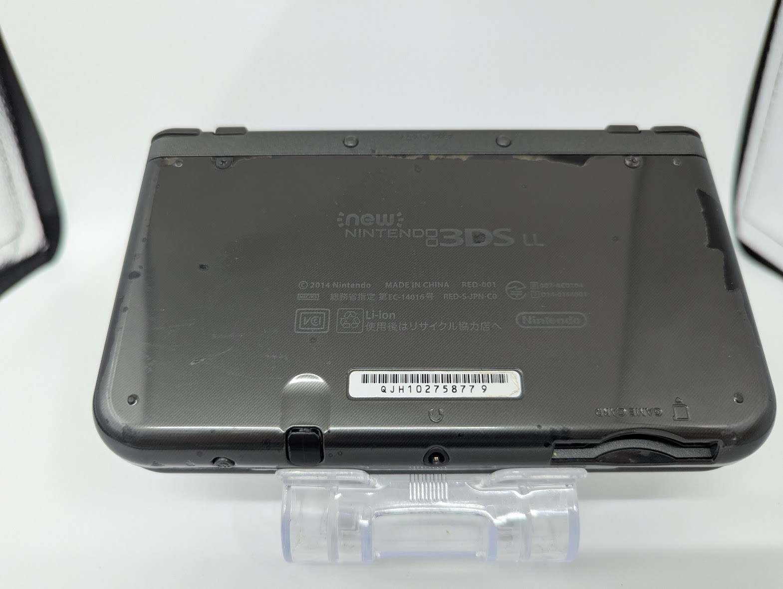 B7127 Nintendo New 3DS LL XL console Metallic Black Japan w/pen fx