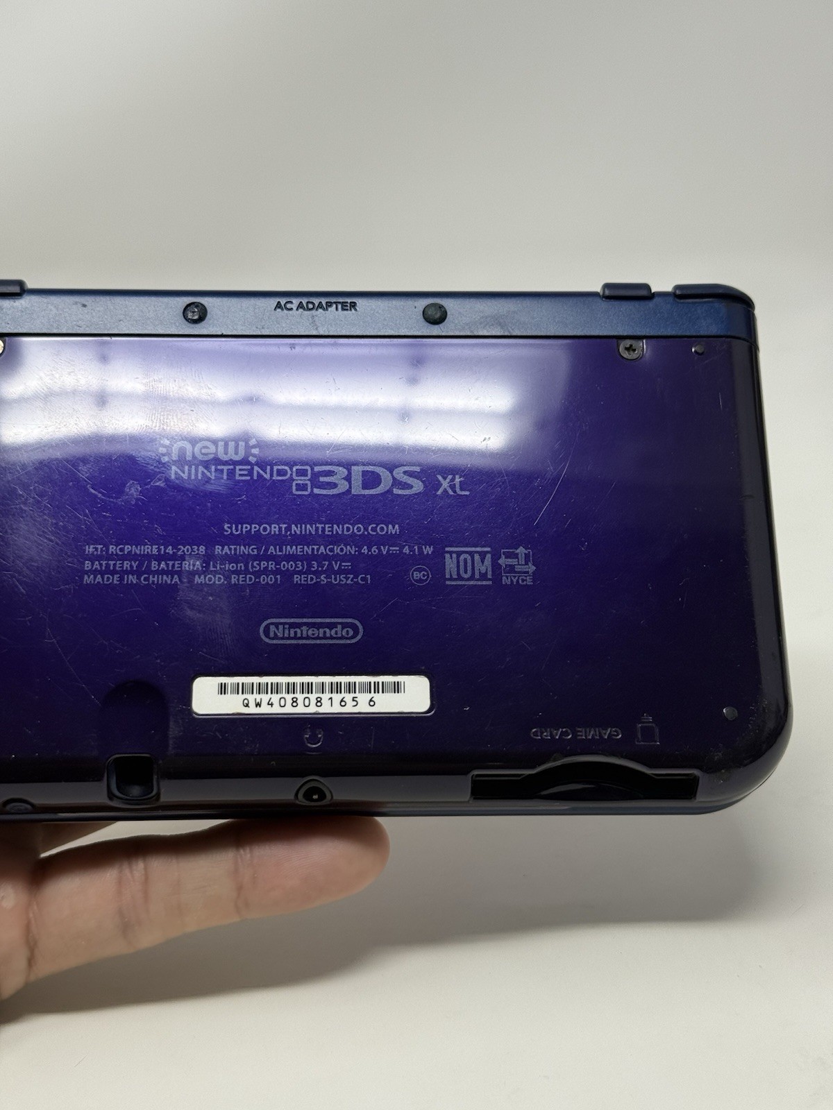 New Nintendo 3DS XL Galaxy Edition Handheld System w Charger US Edition Tested