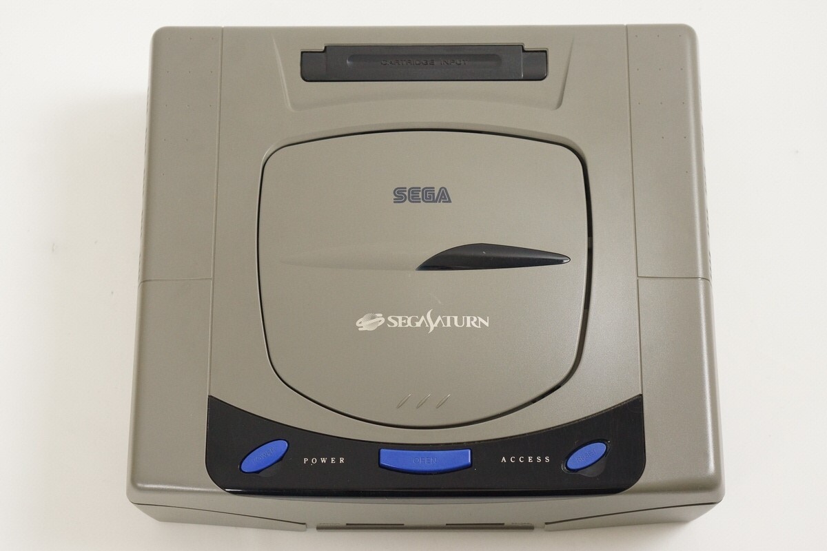 Sega Saturn GREY Console Boxed HST-3210 Tested System JAPAN -NTSC-J- AD51041950
