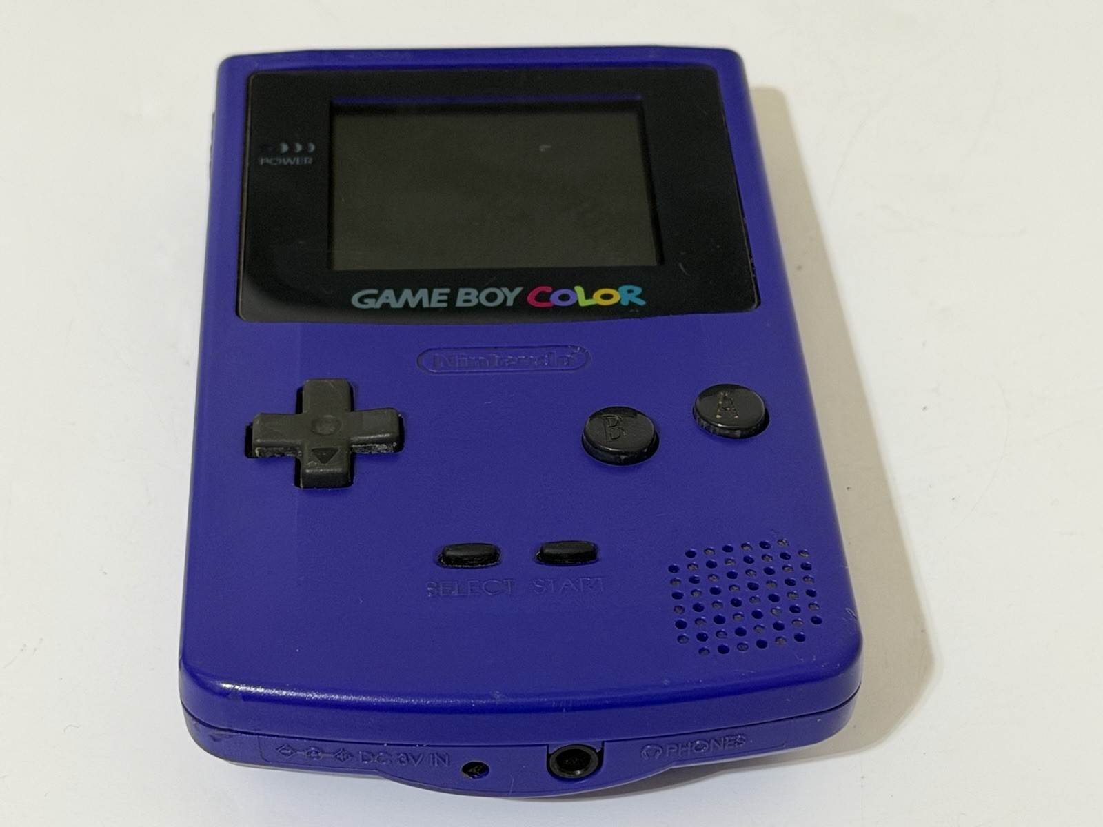 Vintage 1998 Nintendo Game Boy Color Pokémon Grape Console With Case