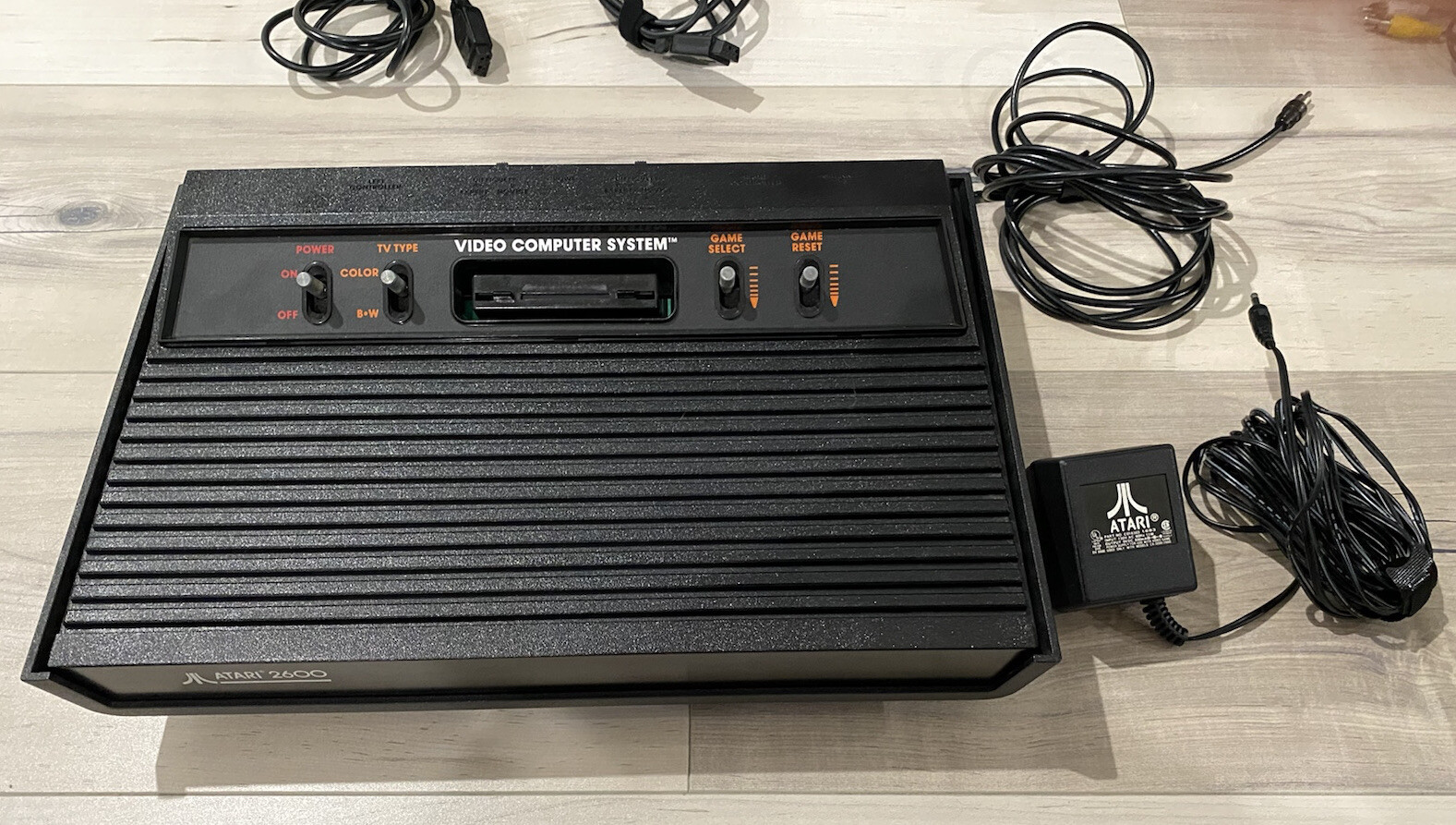 Atari 2600 Darth Vader Black Console W/ 24 Games, Controllers, Manuals & More