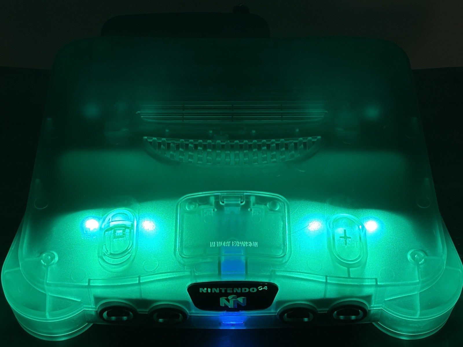 Nintendo 64 With HDMI Port Professionally Installed Green Translucent Shell LED