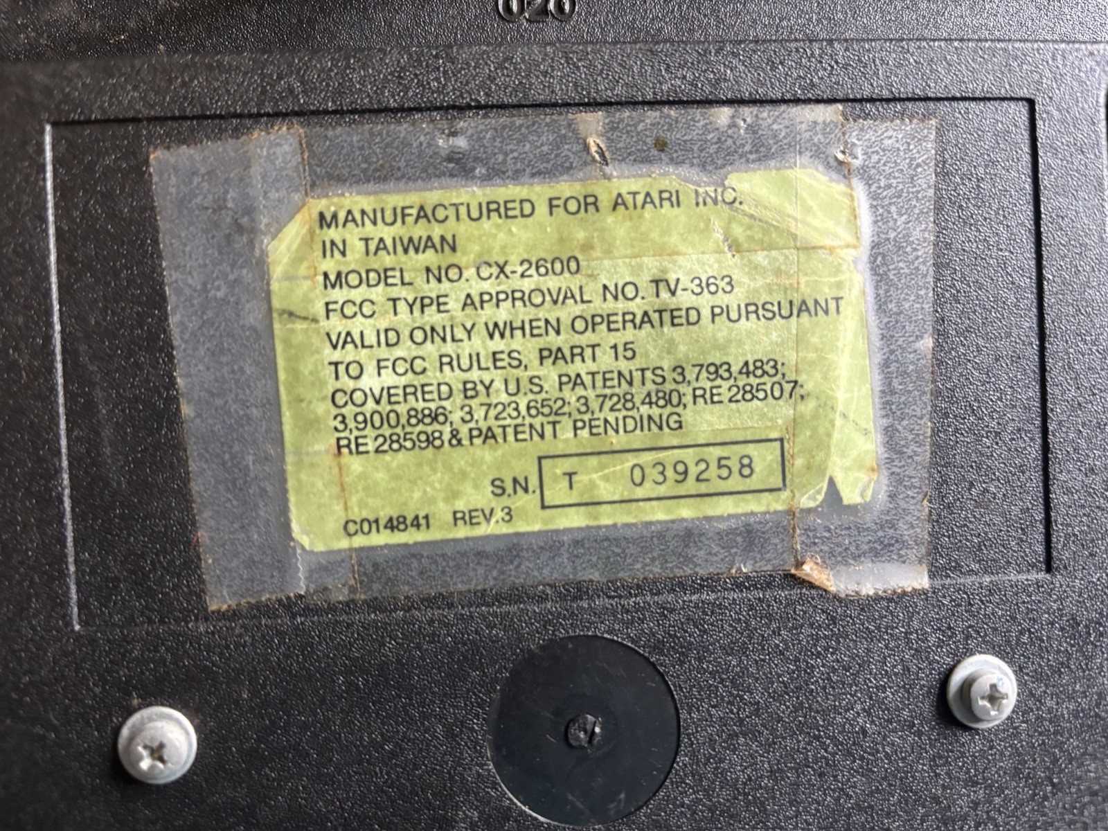 Atari 2600 Light Sixer 6-Switch Console Untested Please Read