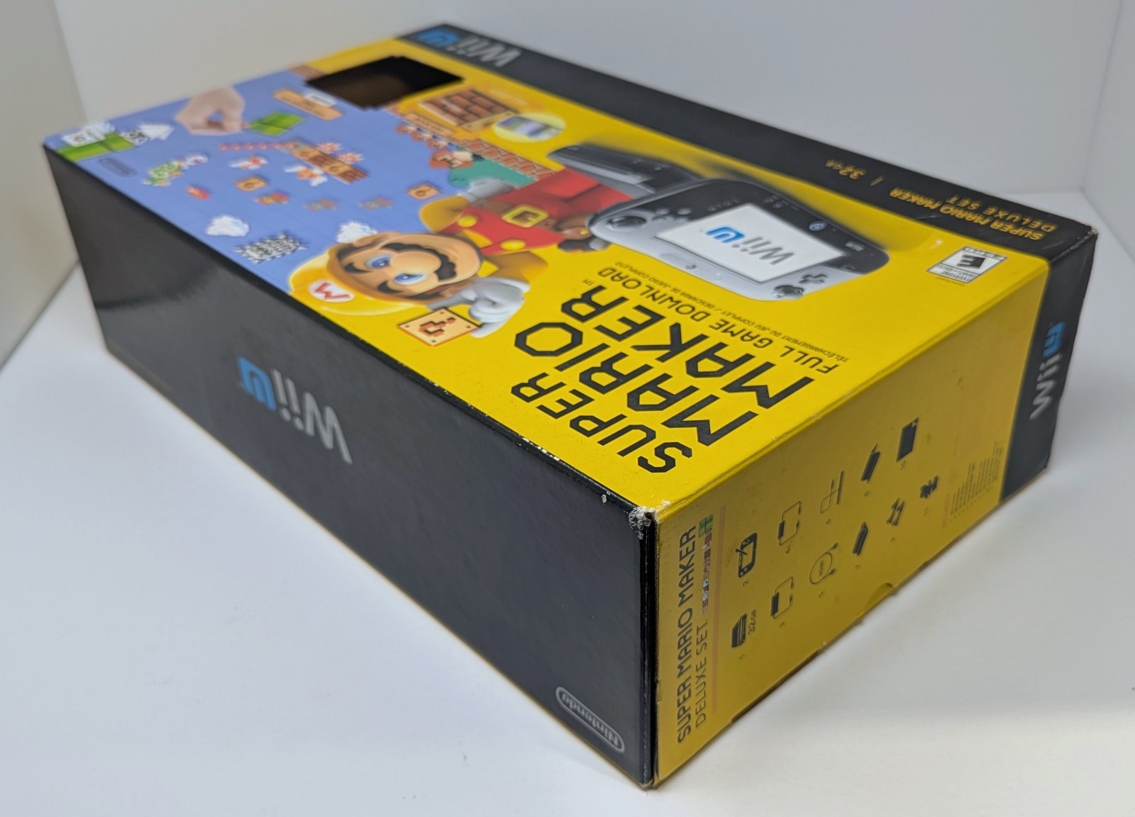 Nintendo Wii U 32GB Super Mario Maker Console Bundle w/ Box & Amiibo – Tested!