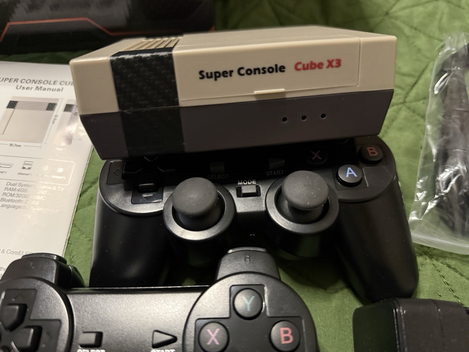 Super Console Cube X3 Home Console, Dual System, Bluetooth 4.0, 32GB eMMC