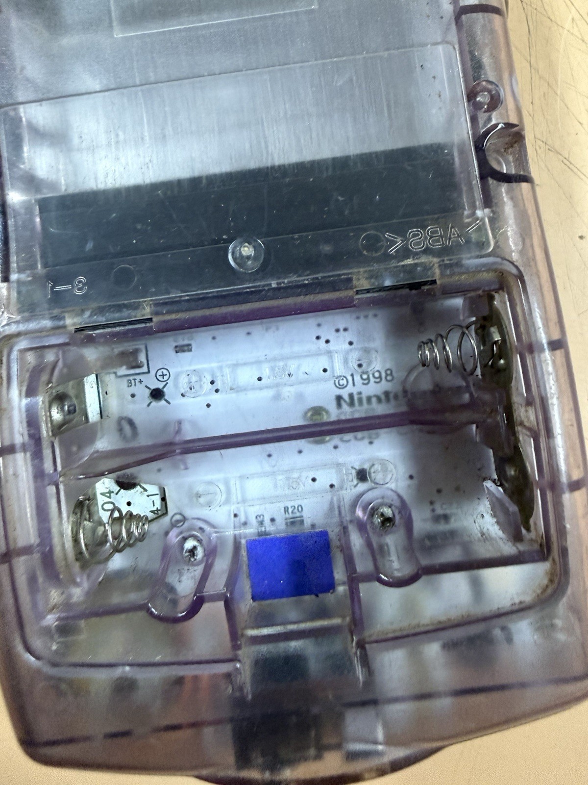 Nintendo Game Boy Color Handheld System – Atomic Purple Clear Transparent