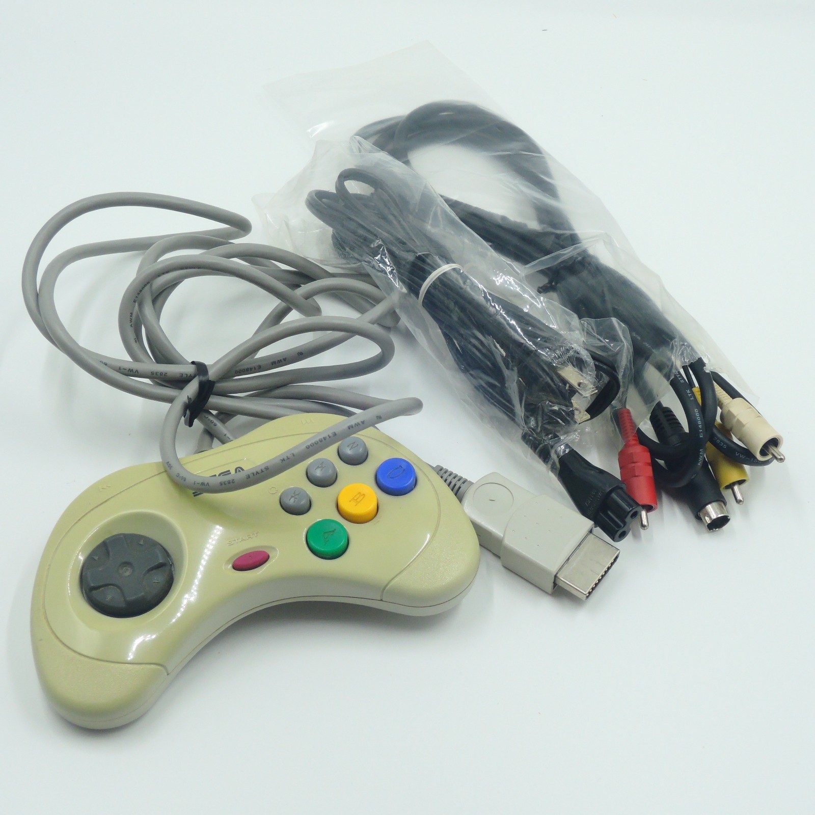 Sega Saturn Console White HST-0014 HST-3220 Japanese 100V Tested