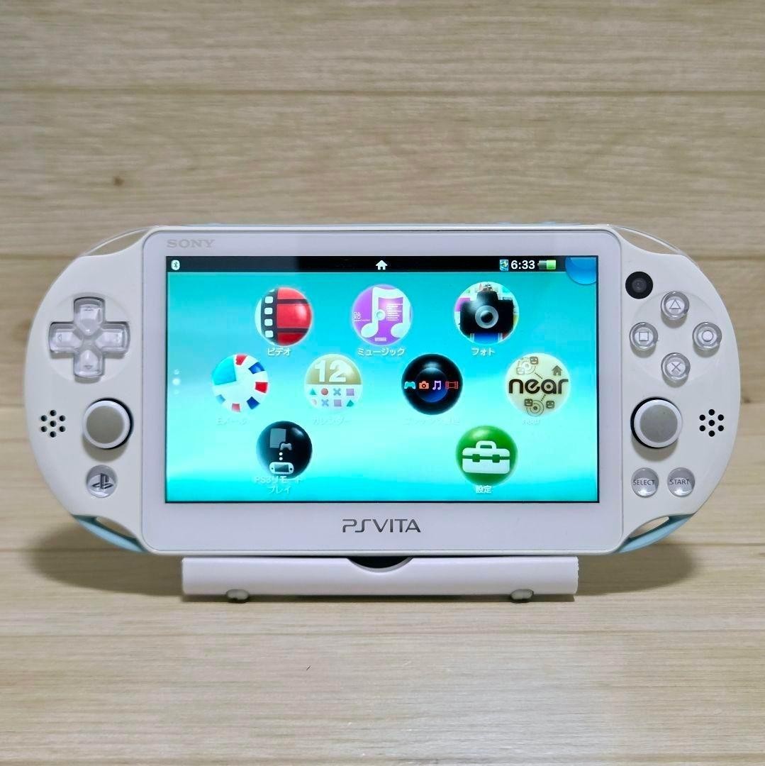 Excellent PS Vita Light Blue White PCH 2000 ZA14 Console CIB Boxed Tested