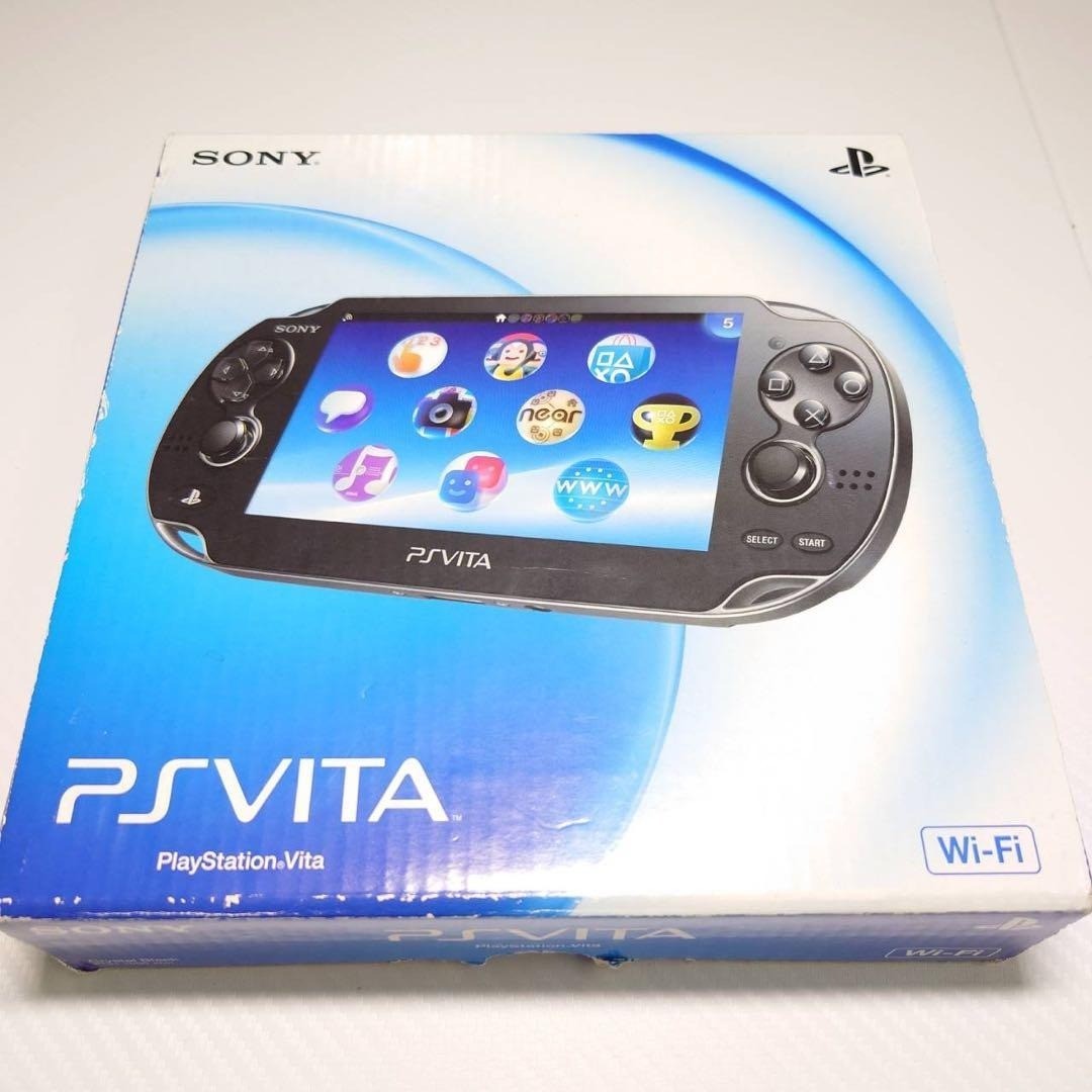 Sony PS Vita PCH-1000 Crystal Black OLED Wi-Fi Boxed Complete Near Mint 7069