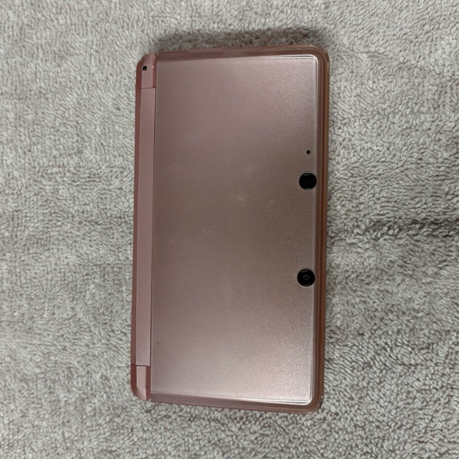 Nintendo 3DS Pink Handheld Console with Charger, 3D Audio Technology