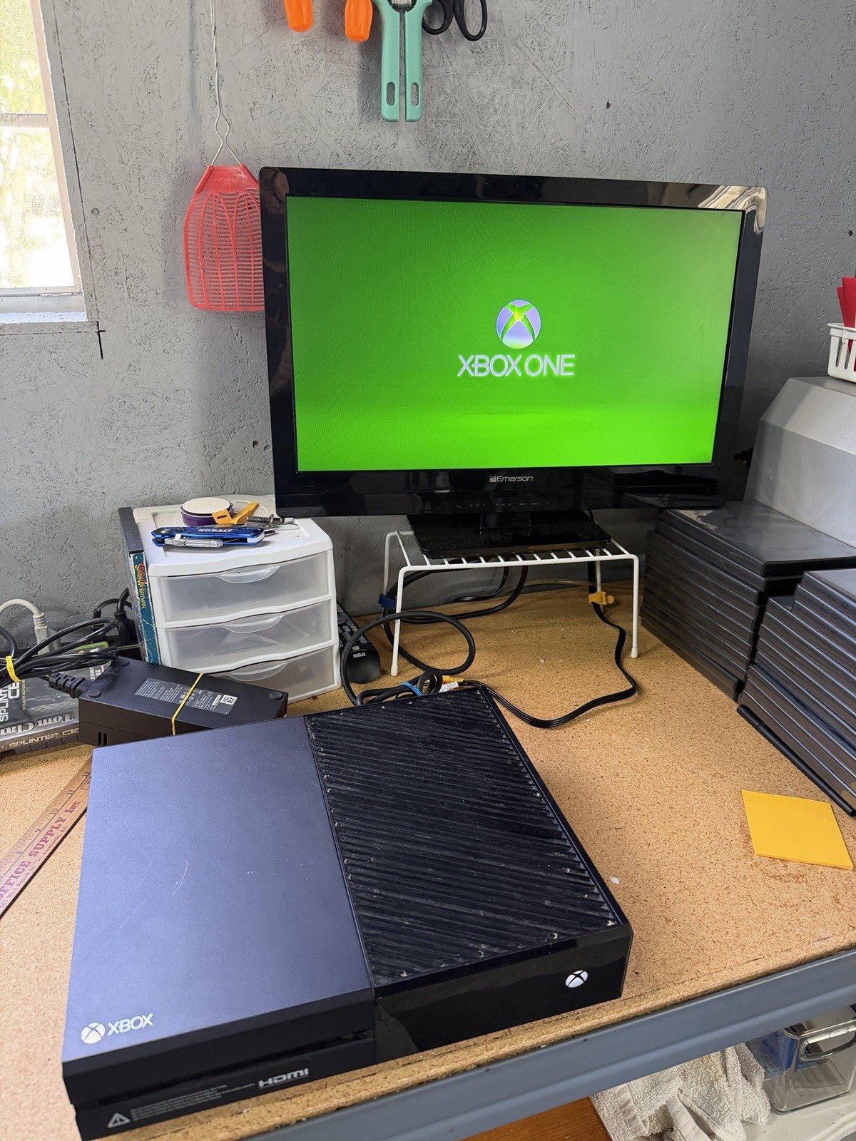 Microsoft Xbox One Console And Power Cable Only Black – Tested, Reset, Updated