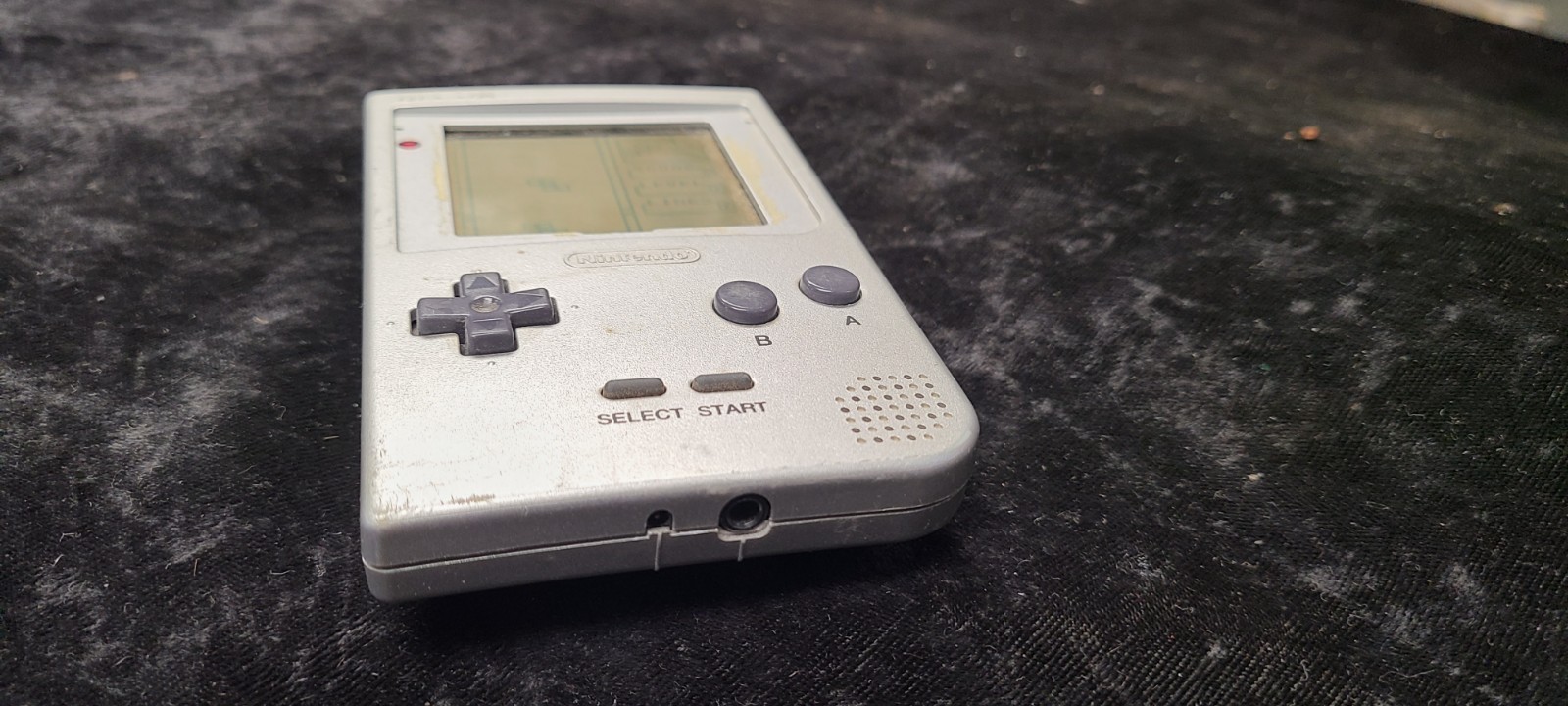 Vintage Silver Nintendo Gameboy MGB-001 With Tetris Plus Game Tested Working