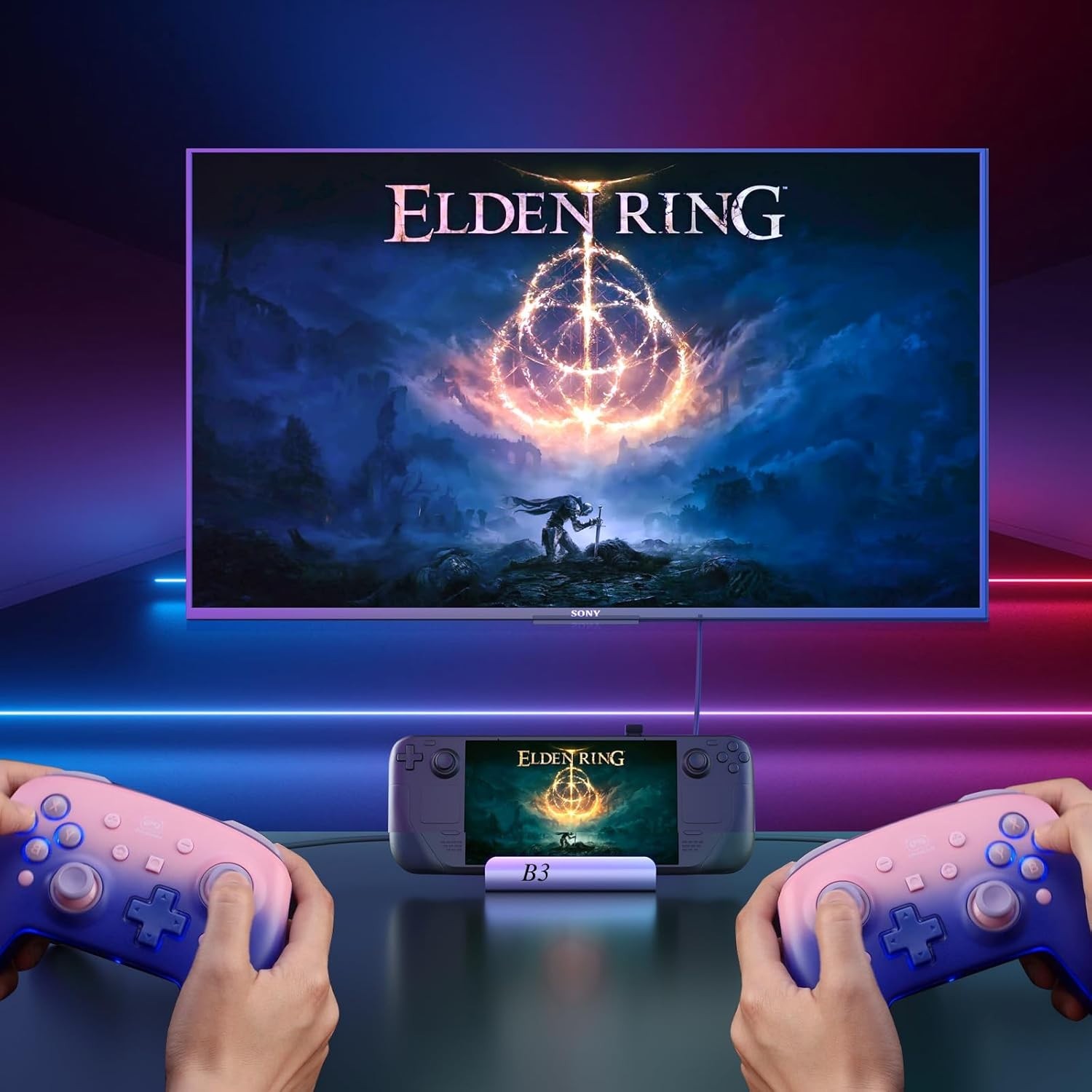 6-in-1 Docking Station for Steam Deck – 4K@60Hz HDMI, Gigabit Ethernet & More