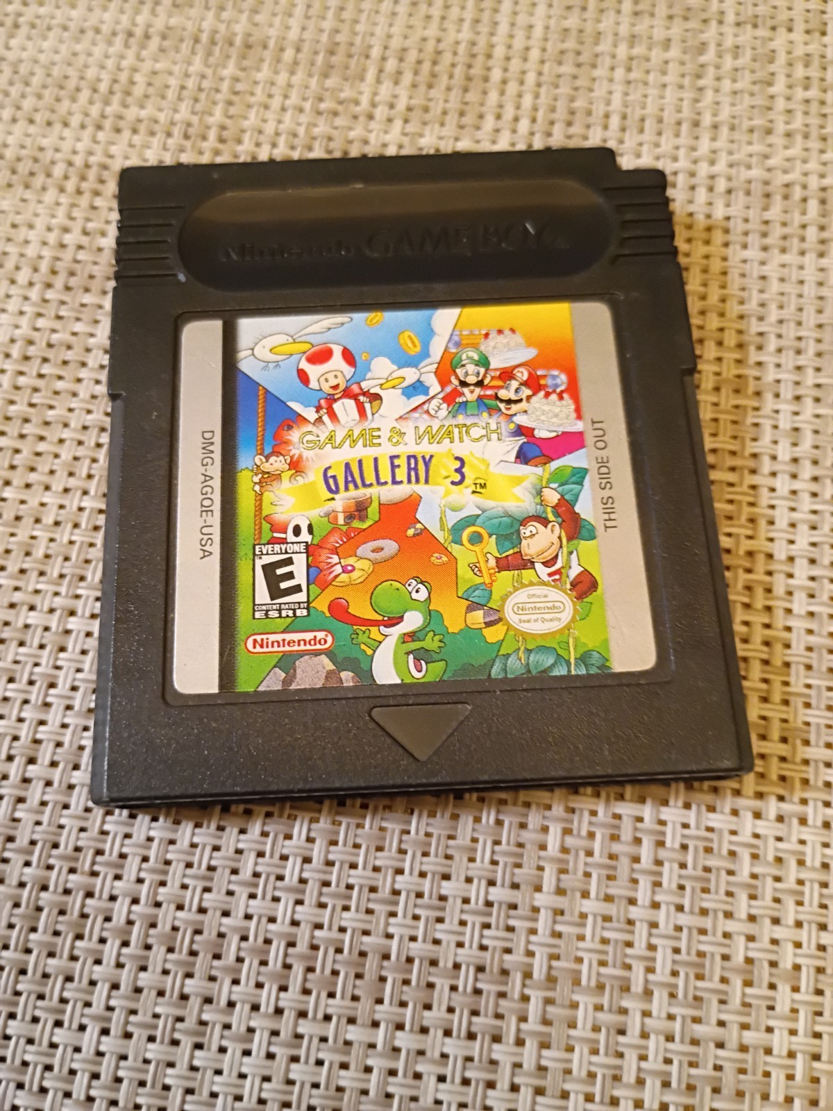 Nintendo Game Boy Color GBC – Grape Purple w/Gallery 3 Game