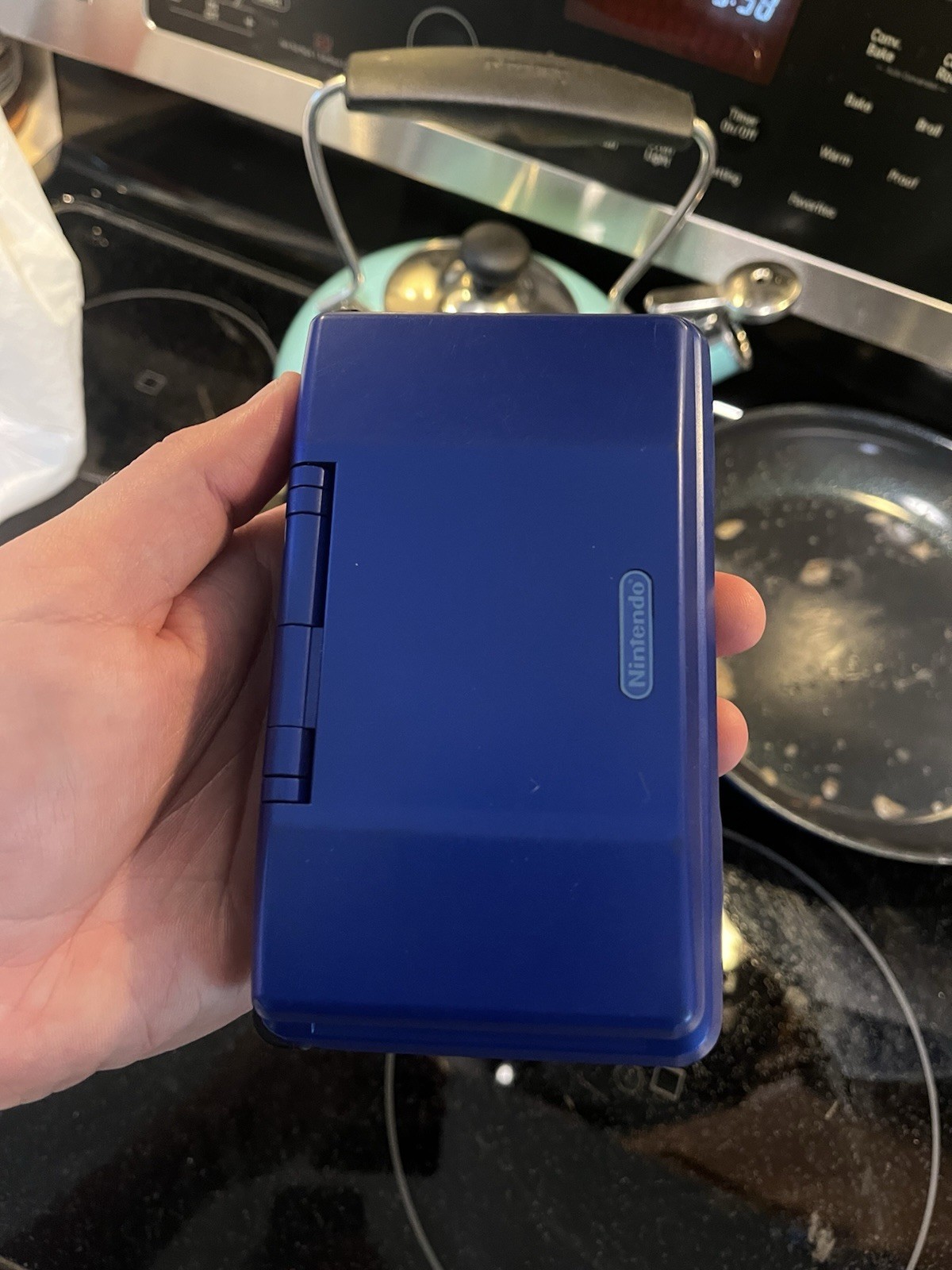 Original Nintendo DS NTR-001 Blue (No Stylus) FULLY TESTED & WORKING