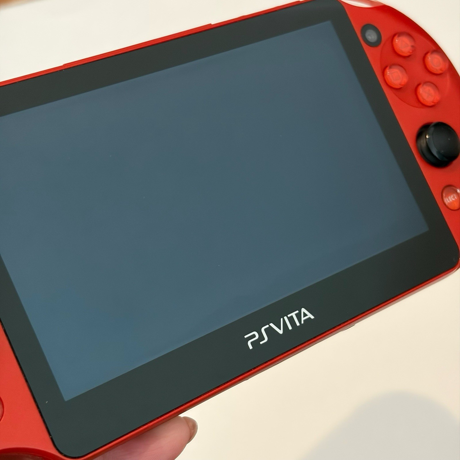 SONY PS Vita PCH-2000 Console Orange Very Good Fast Shipping No joystick drift.