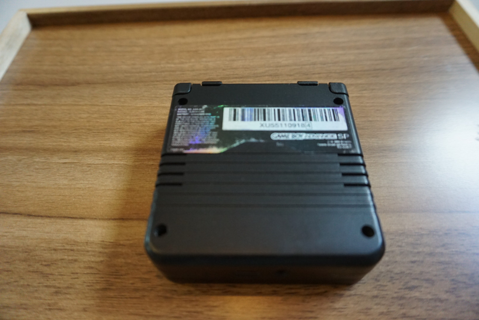 Black Miyoo Flip V2 Retro Handheld with Nostalgic Decals