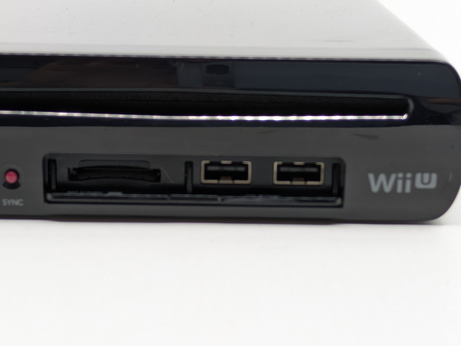 Nintendo Wii U Premium Black White 32GB WUP-101 Console Tested Japan Full Set