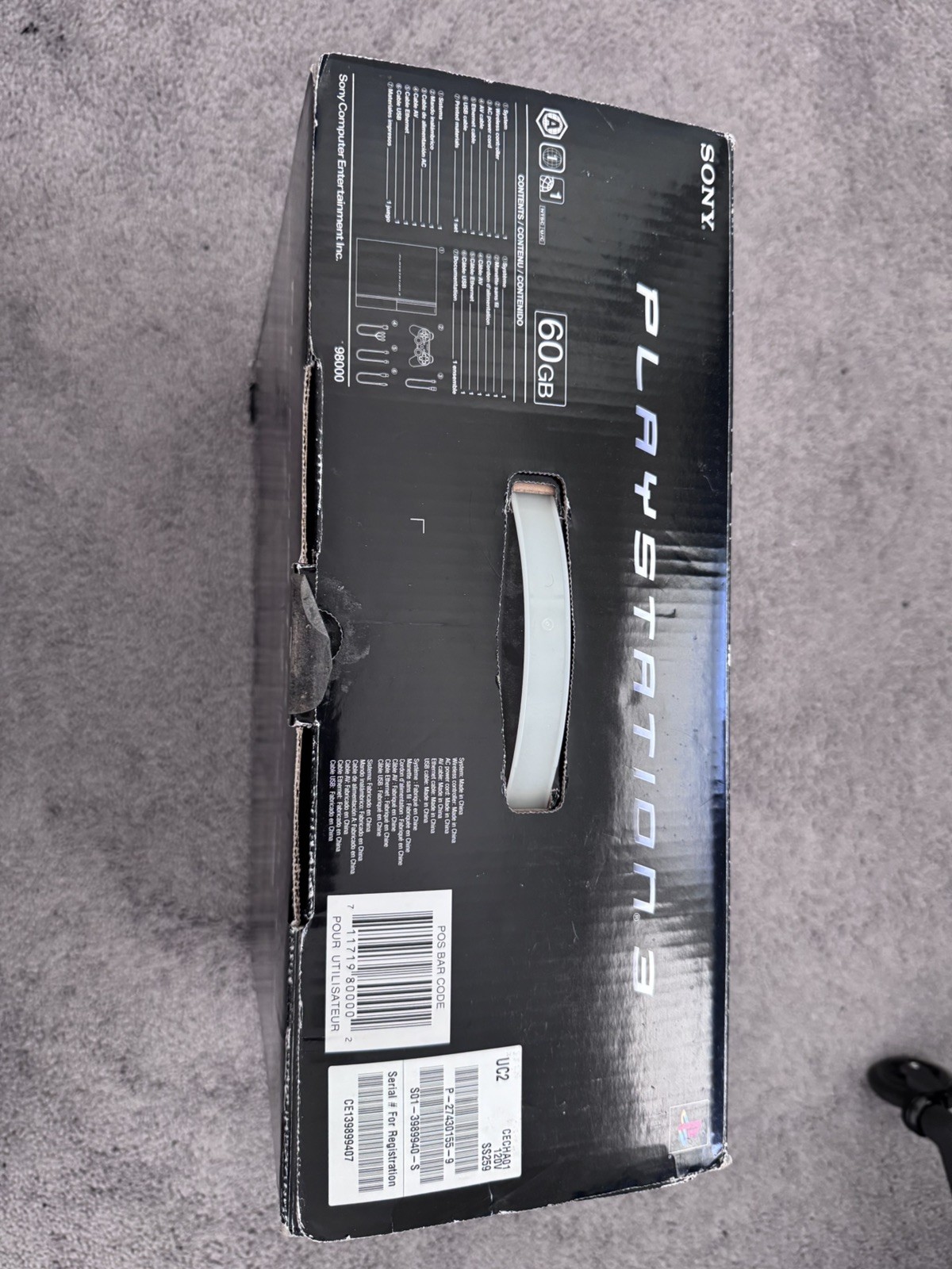 PlayStation 3 Backwards Compatible PS3 CECHA01 60GB Original Box & Packing