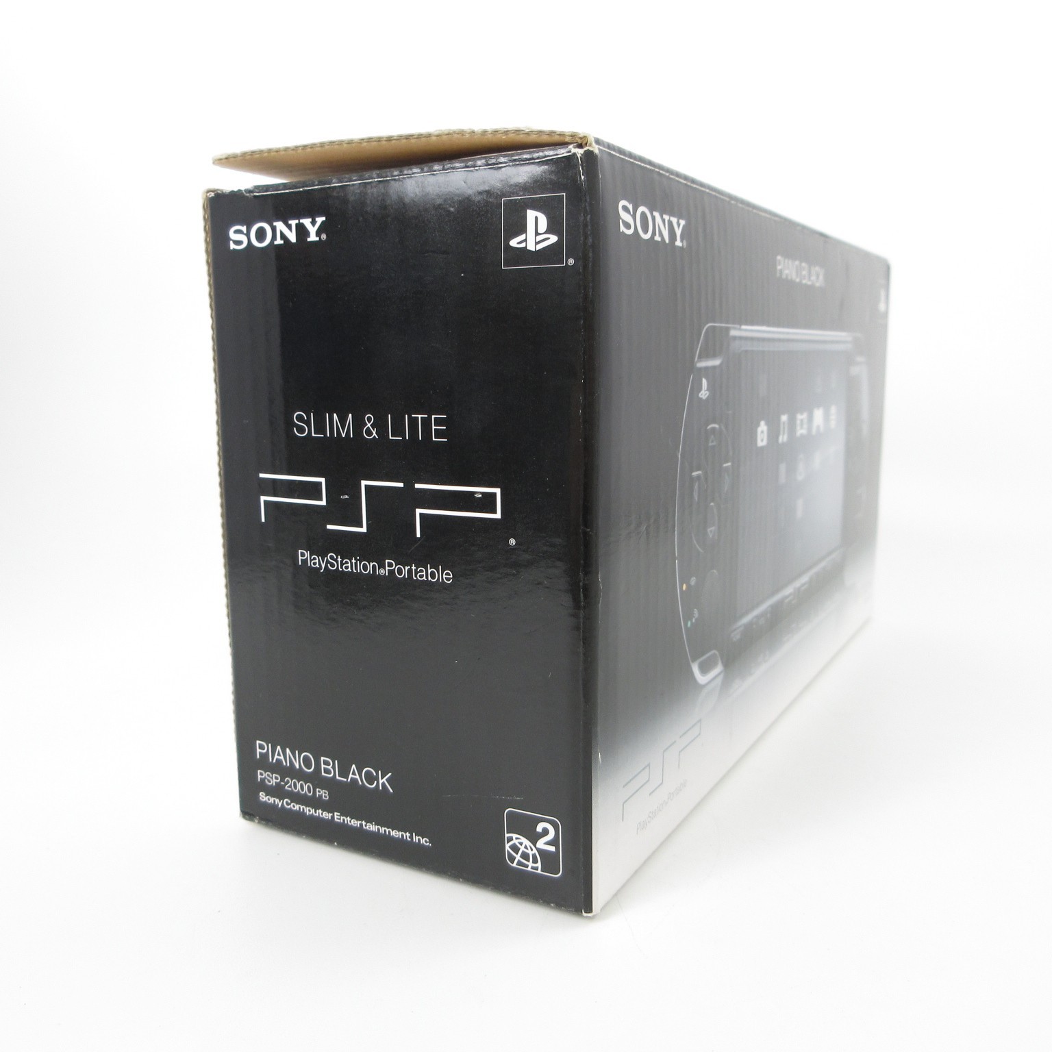 【Excellent】Sony PSP-2000 Piano Black Console No Battery Japan Ver. #DEN2/08/0601