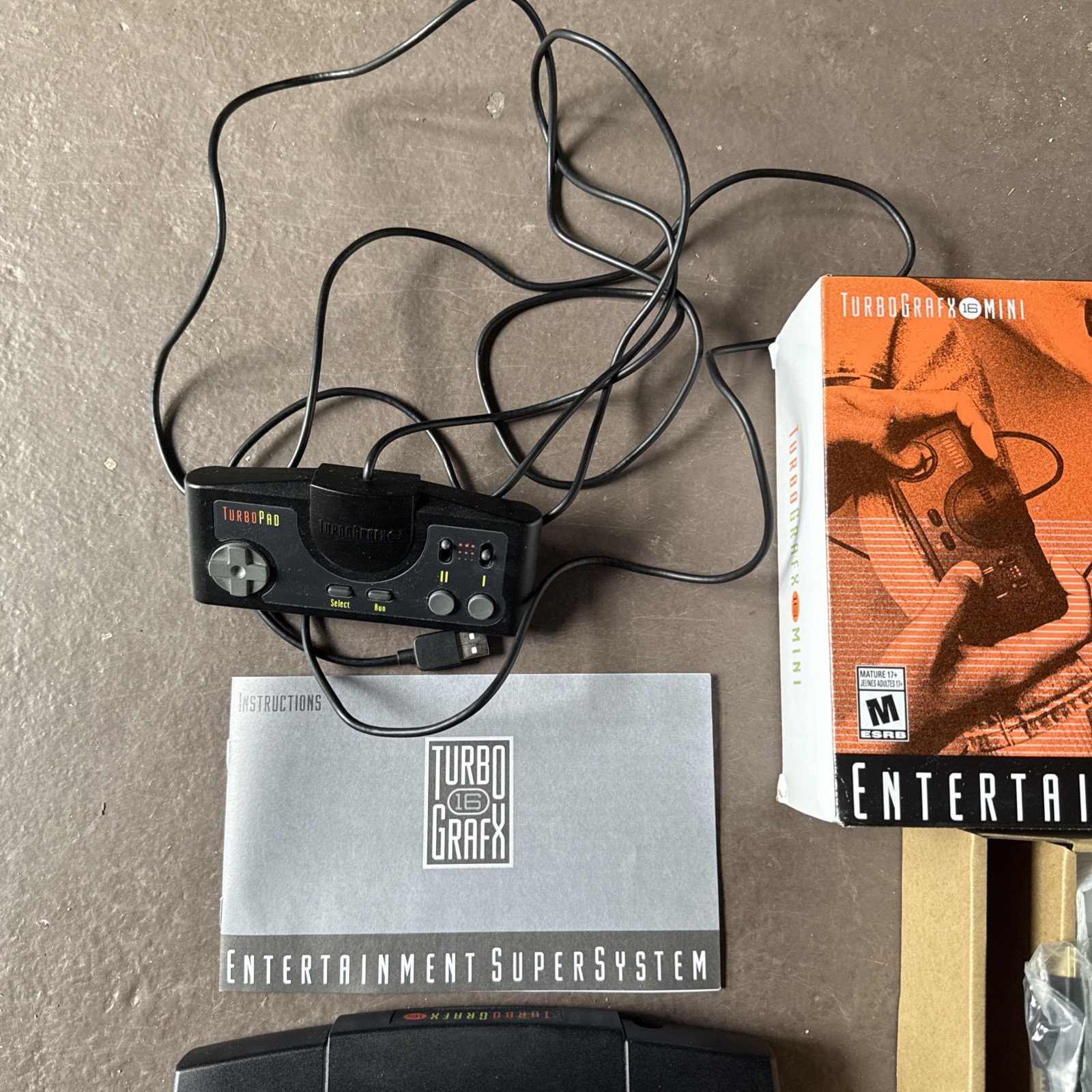 TurboGrafx 16 Mini Game Console 2020 Edition PC Engine TG16 HDMI NEC Used w/ Box