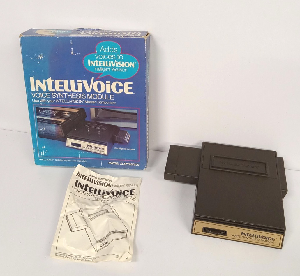 Mattel Intellivision Home Console Bundle w/ 15 Games + Voice Module – Tested, FF